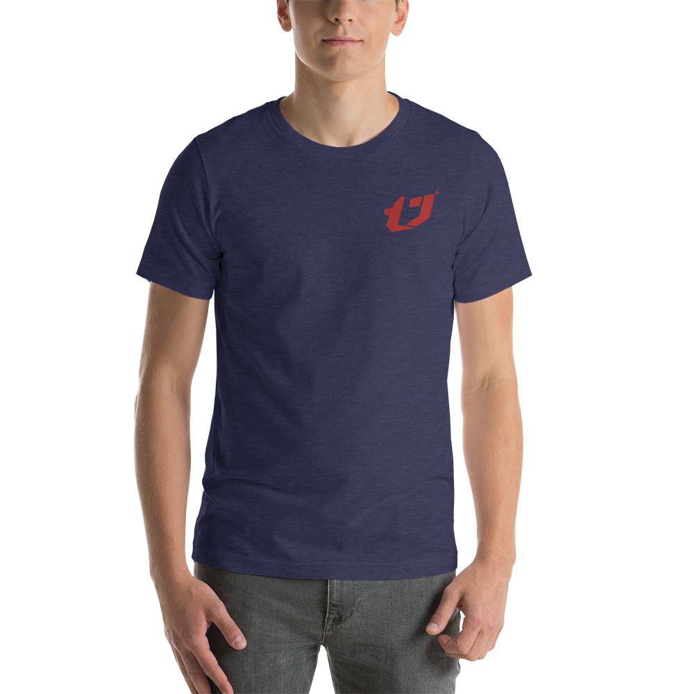 N'Trench Apparel Red Logo Embroidery Unisex t-shirt