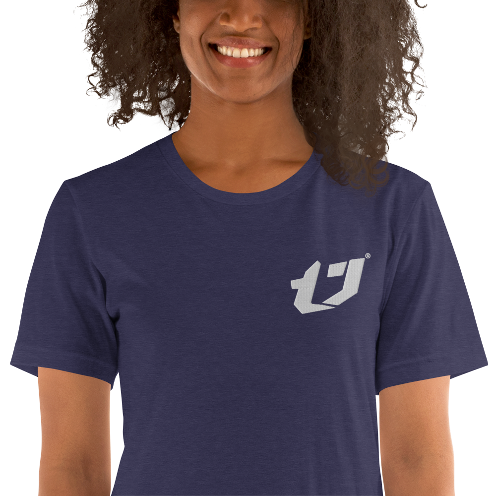 N'Trench Apparel White Logo Embroidery Unisex T-Shirt