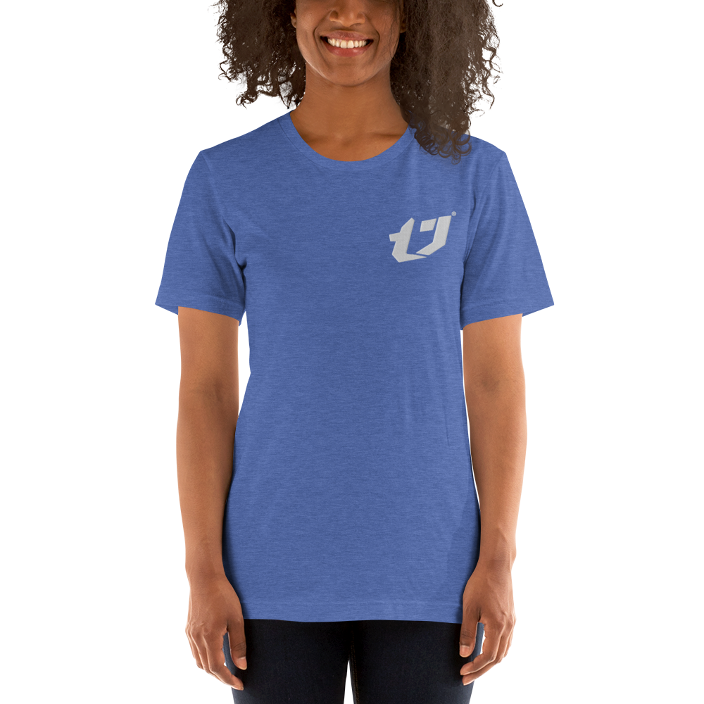 N'Trench Apparel White Logo Embroidery Unisex T-Shirt