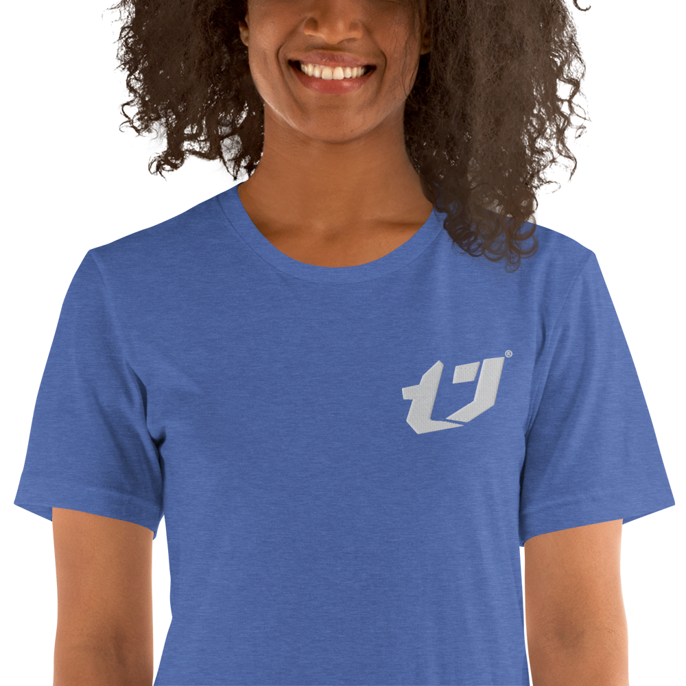 N'Trench Apparel White Logo Embroidery Unisex T-Shirt