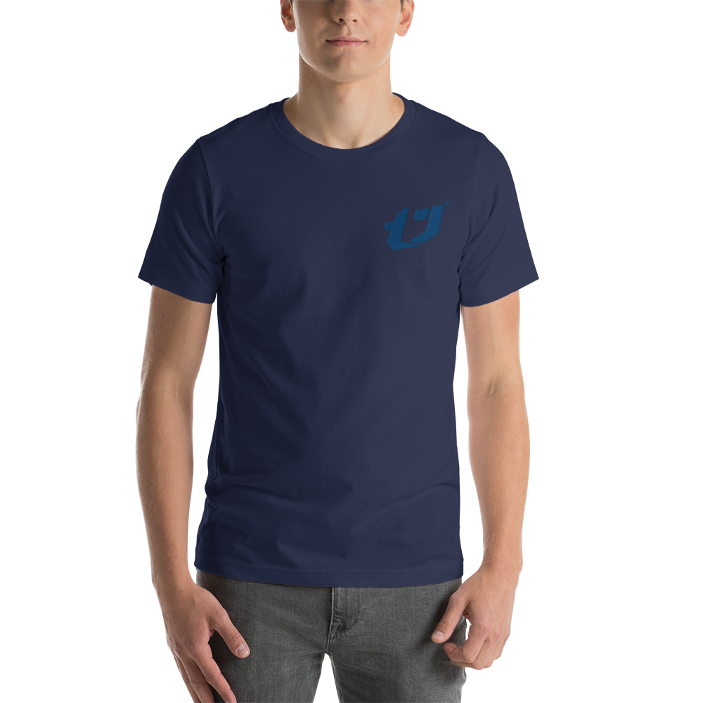 N'Trench Apparel Blue Logo Embroidery Unisex T-Shirt