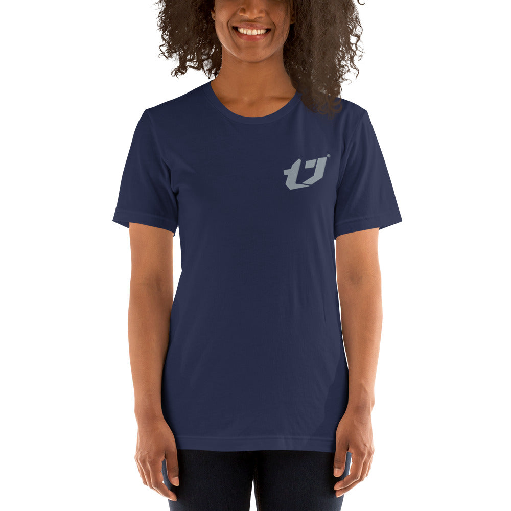 N'Trench Apparel Silver Logo Embroidery Unisex T-Shirt