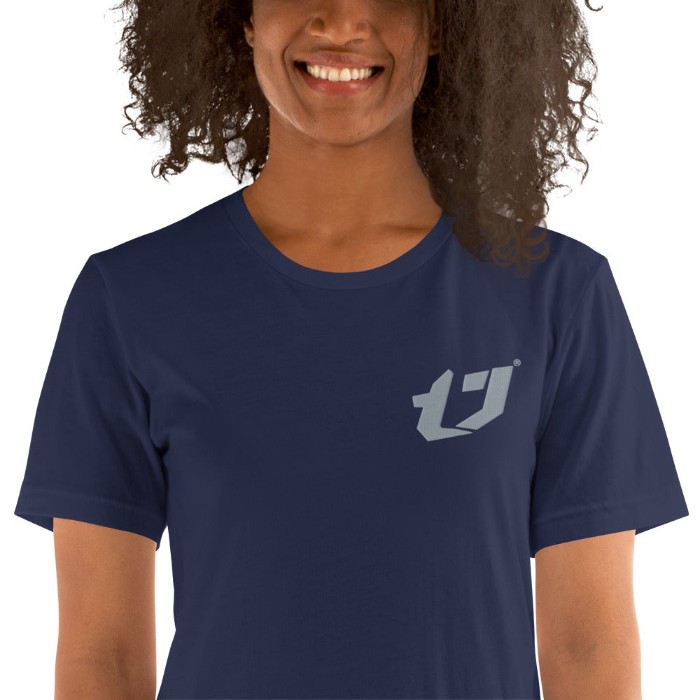 N'Trench Apparel Silver Logo Embroidery Unisex T-Shirt