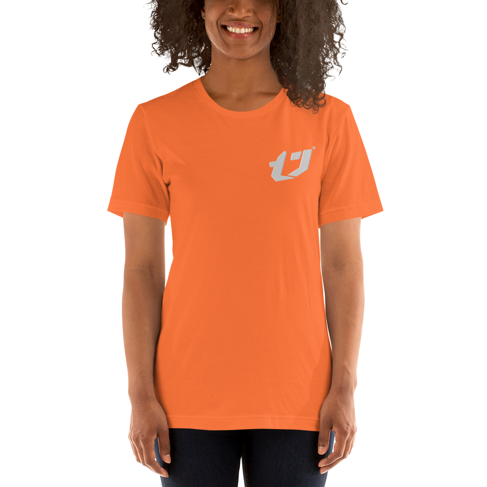 N'Trench Apparel White Logo Embroidery Unisex T-Shirt