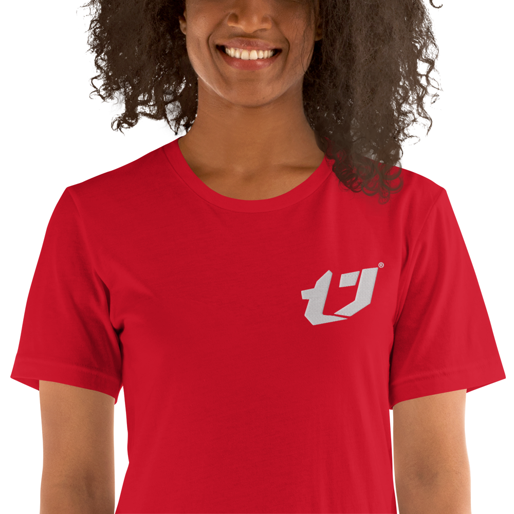 N'Trench Apparel White Logo Embroidery Unisex T-Shirt