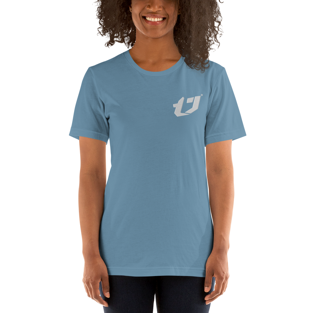 N'Trench Apparel White Logo Embroidery Unisex T-Shirt