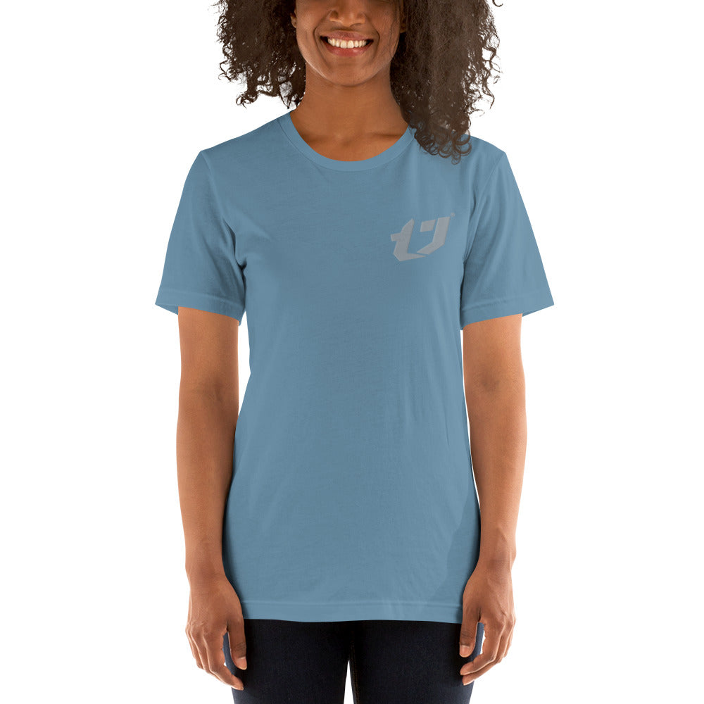 N'Trench Apparel Silver Logo Embroidery Unisex T-Shirt
