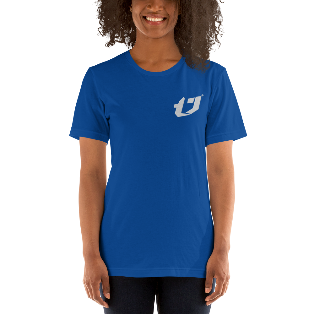 N'Trench Apparel White Logo Embroidery Unisex T-Shirt