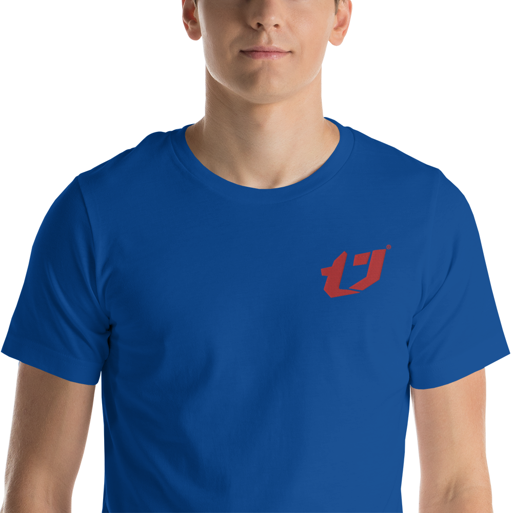 N'Trench Apparel Red Logo Embroidery Unisex t-shirt