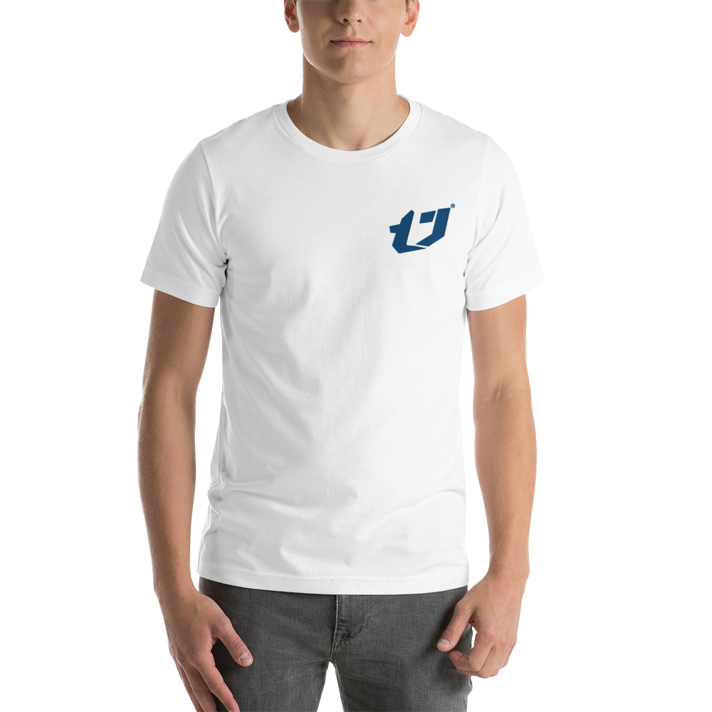 N'Trench Apparel Blue Logo Embroidery Unisex T-Shirt