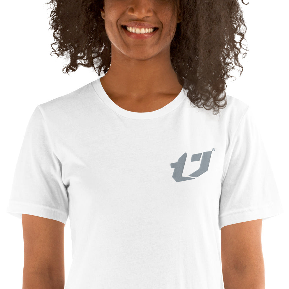 N'Trench Apparel Silver Logo Embroidery Unisex T-Shirt