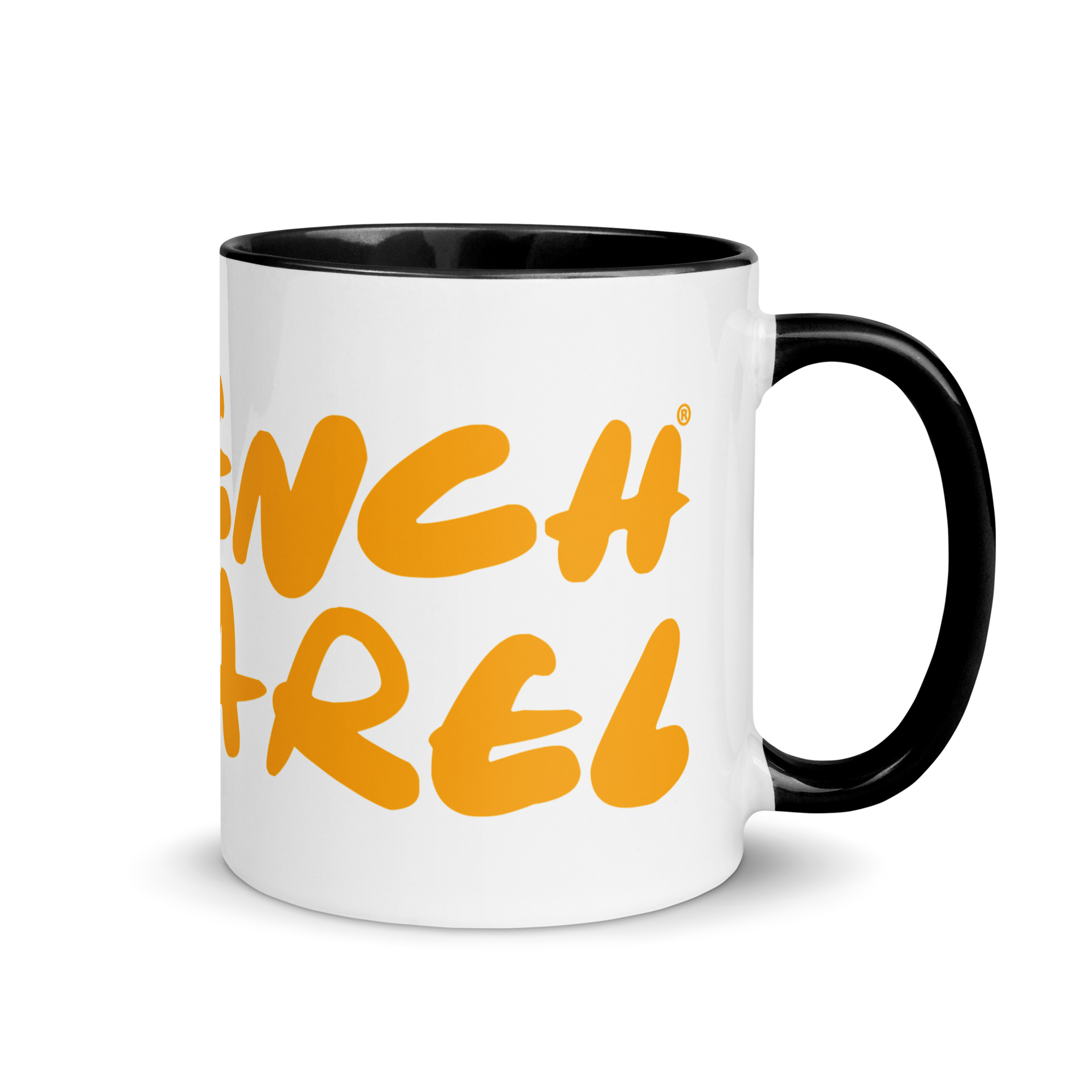 N'Trench Orange Lettering Mug with Color Inside