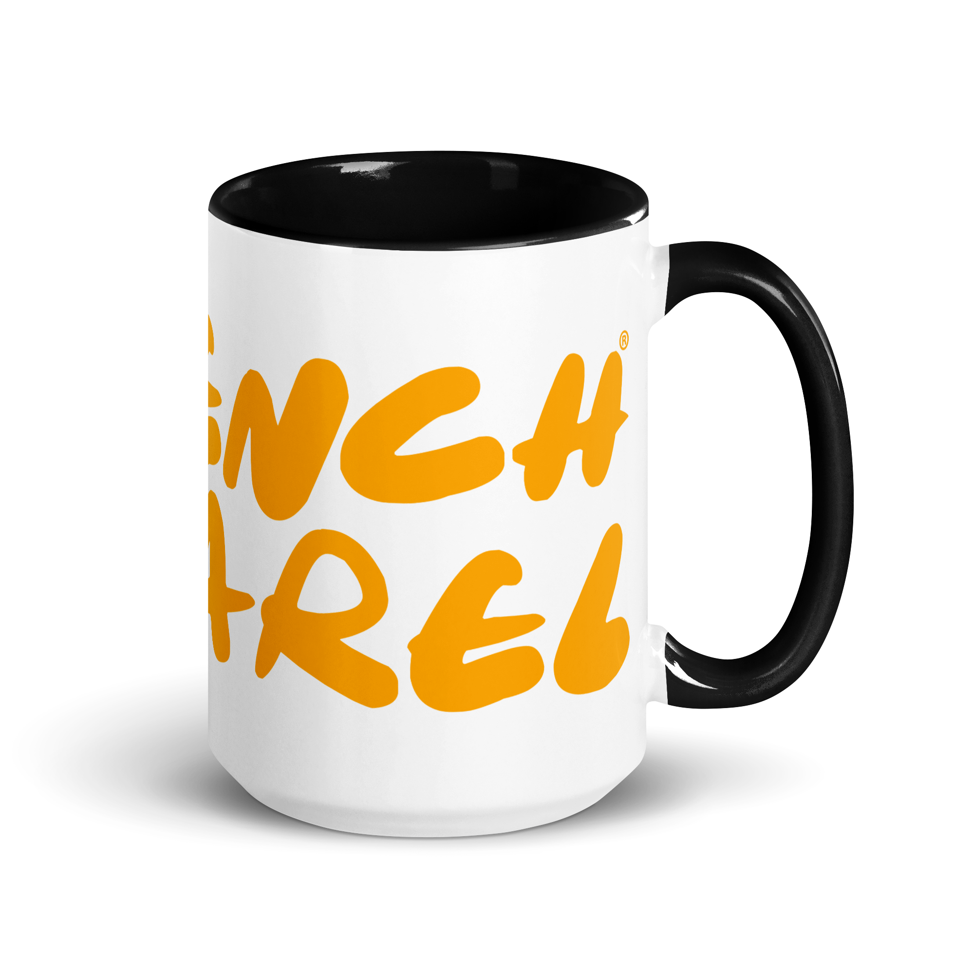 N'Trench Orange Lettering Mug with Color Inside