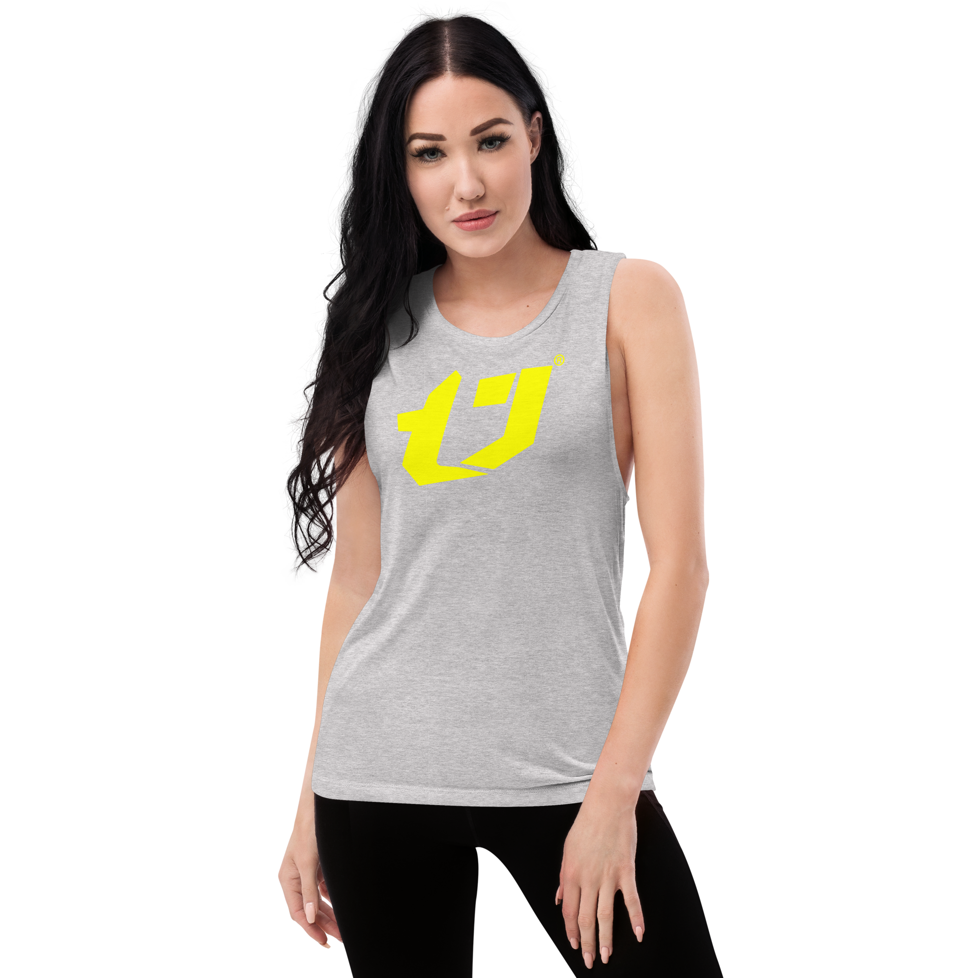 N'Trench Yellow Logo Women/Ladies Muscle Tank