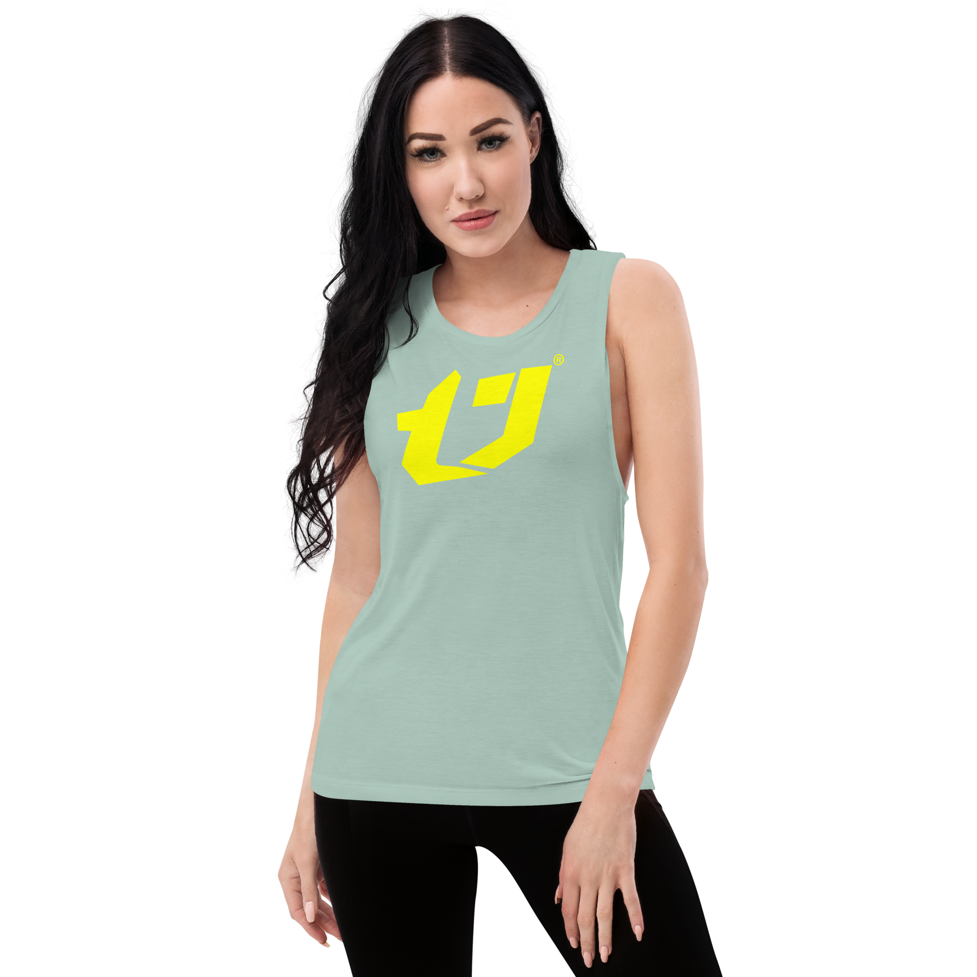 N'Trench Yellow Logo Women/Ladies Muscle Tank
