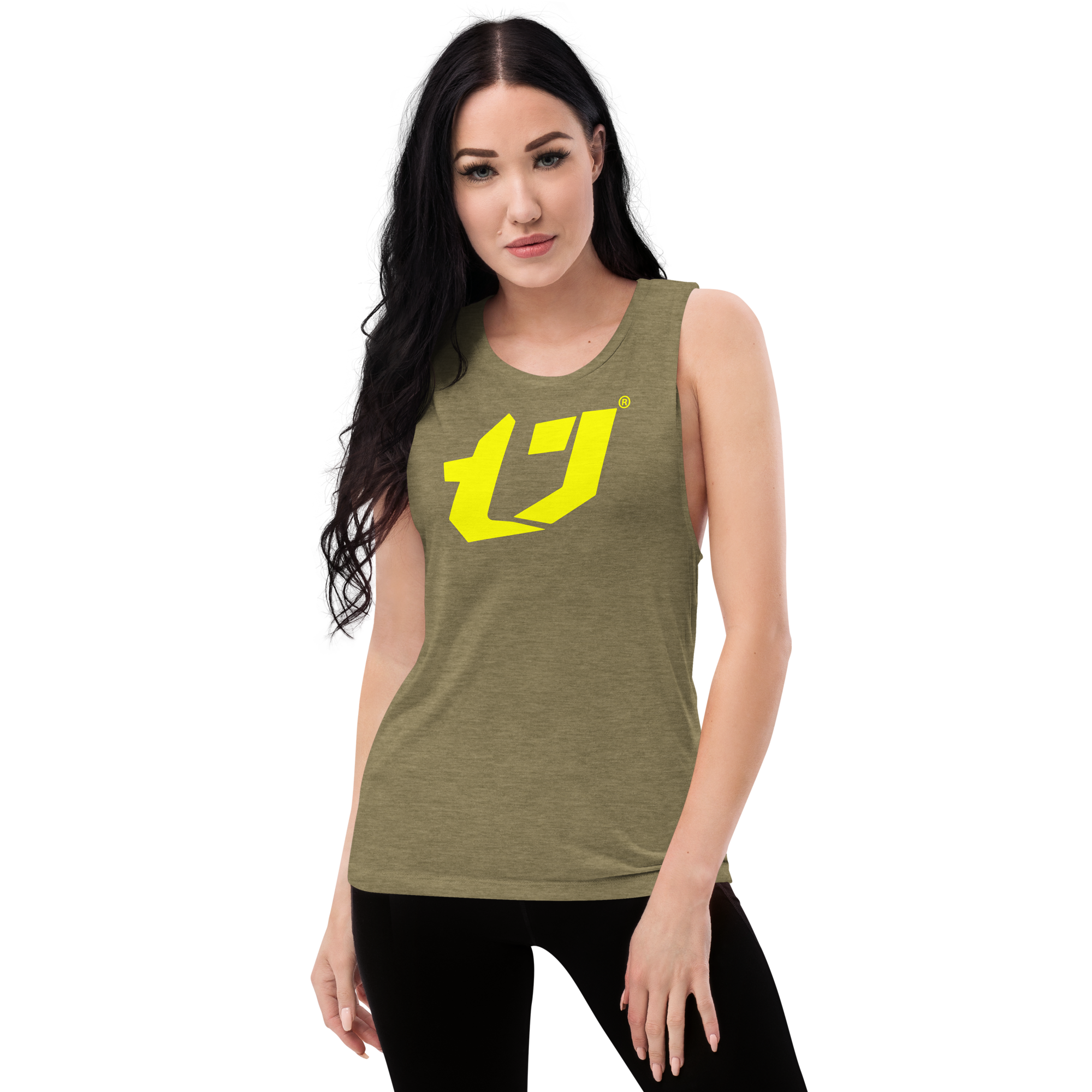 N'Trench Yellow Logo Women/Ladies Muscle Tank