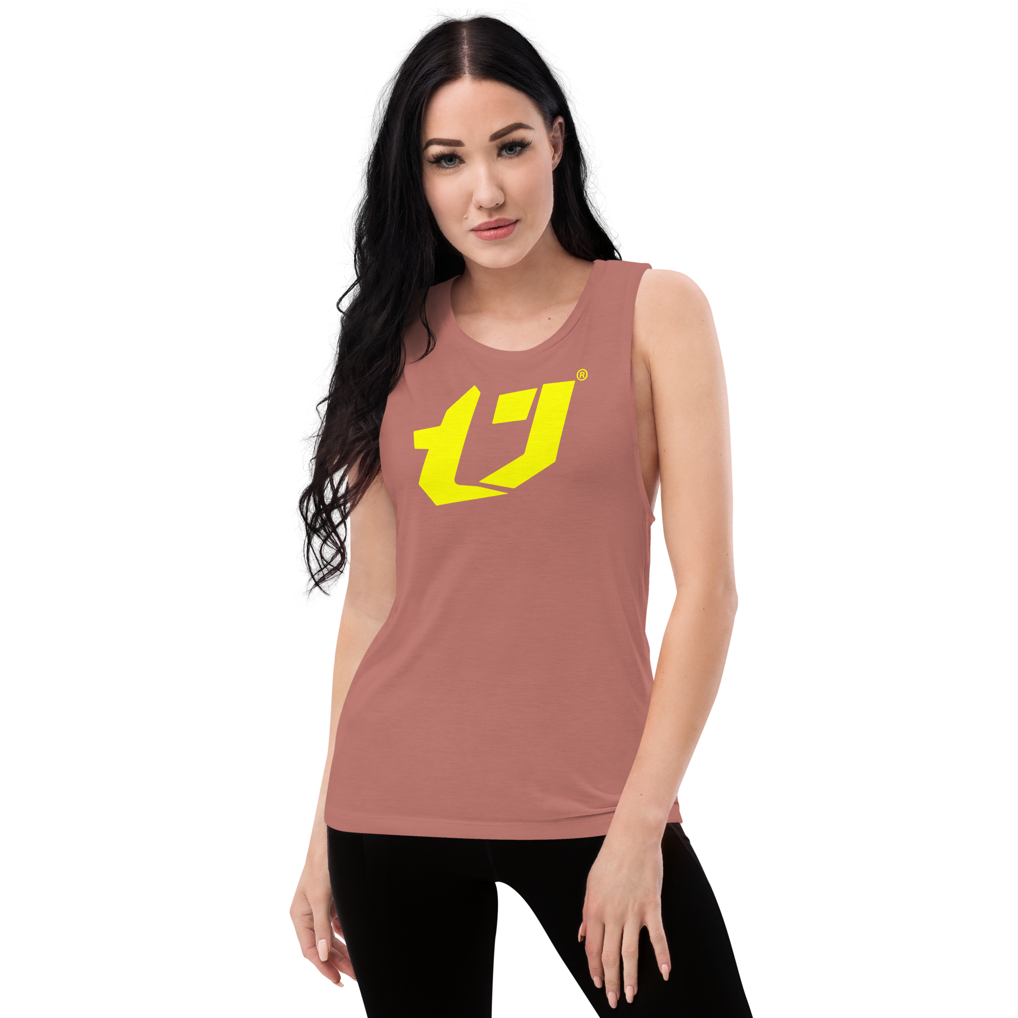 N'Trench Yellow Logo Women/Ladies Muscle Tank