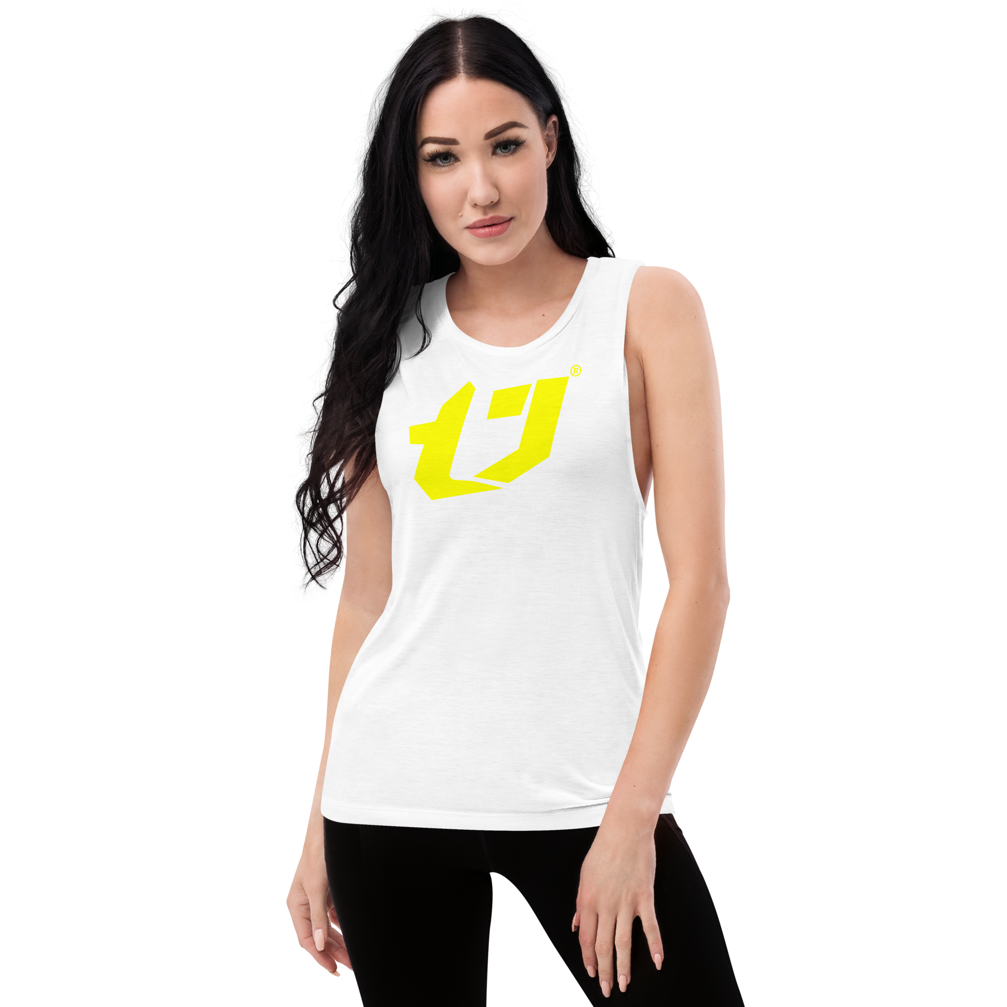 N'Trench Yellow Logo Women/Ladies Muscle Tank