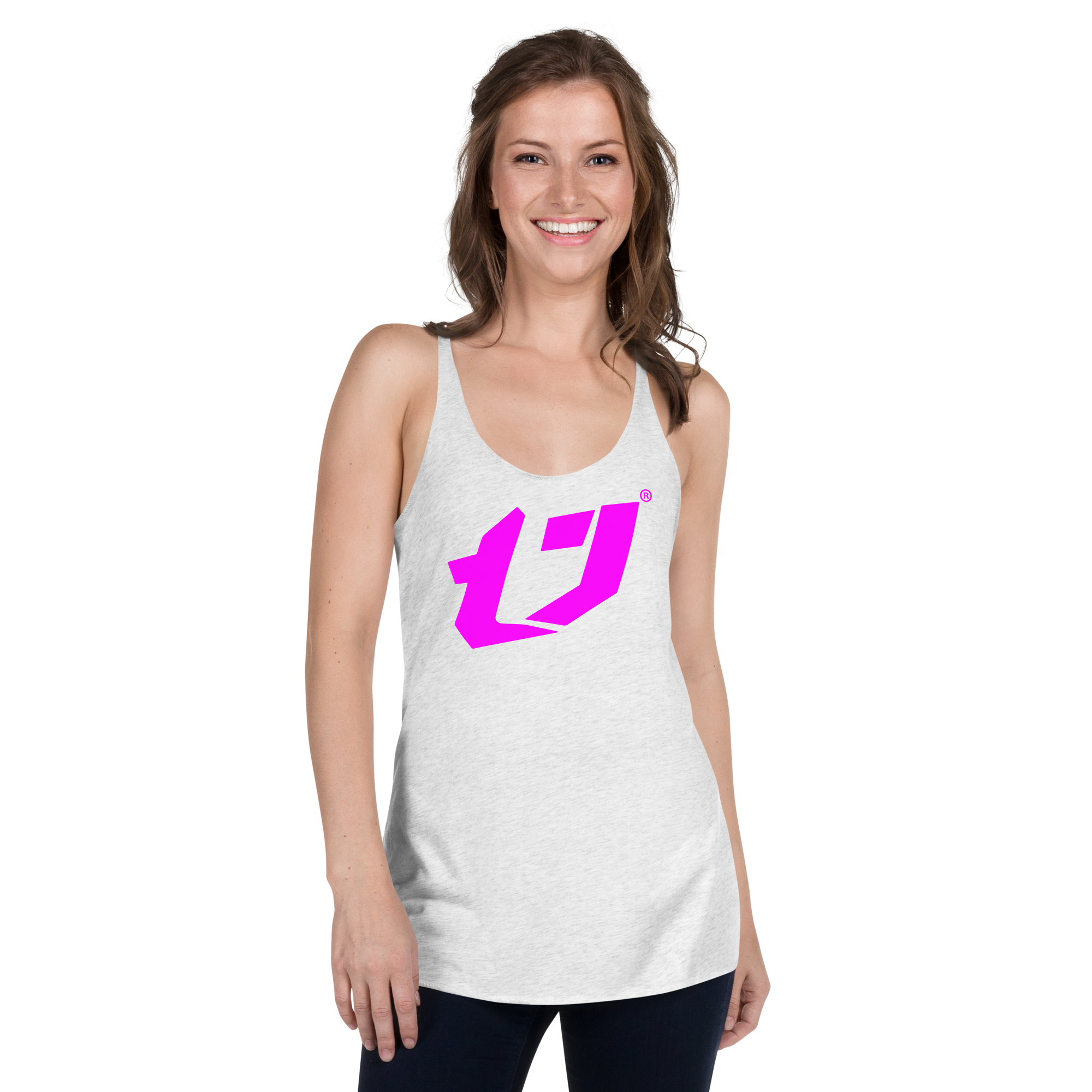 N'Trench Magenta Logo Women/Ladies Racerback Tank