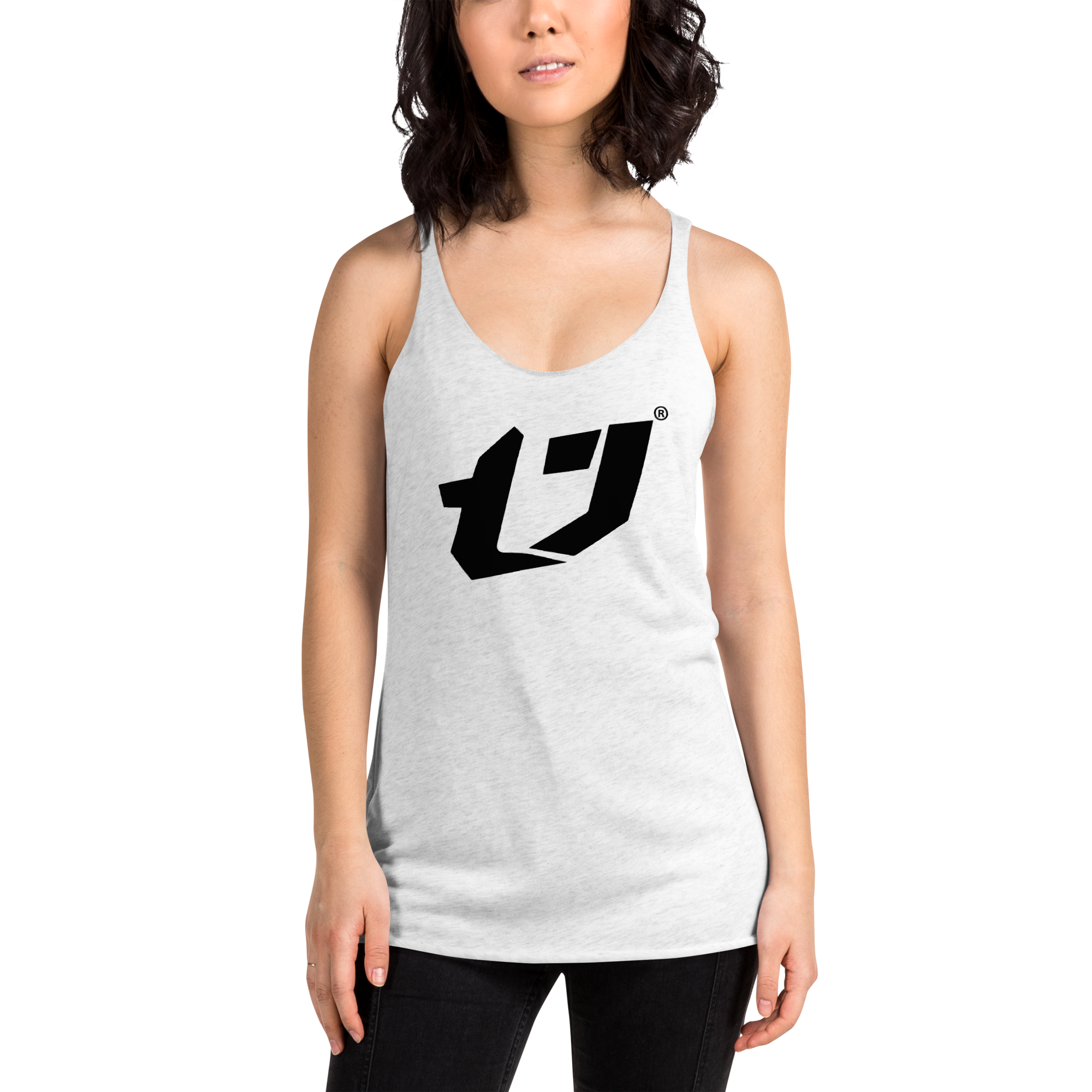 N'Trench Black Logo Women/Ladies Racerback Tank