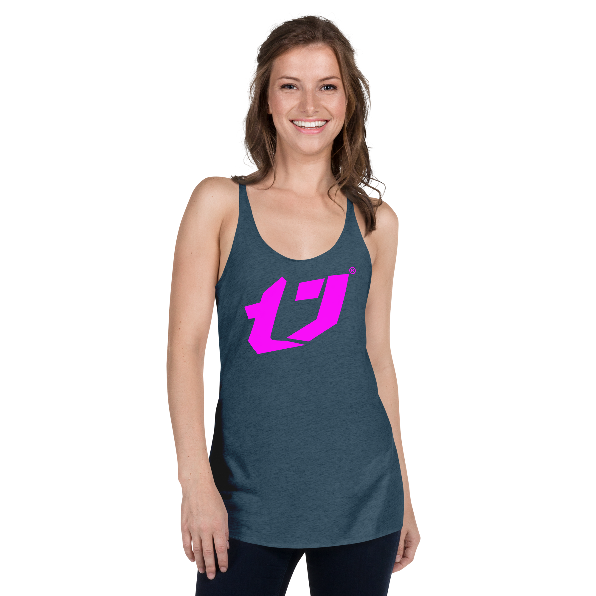 N'Trench Magenta Logo Women/Ladies Racerback Tank