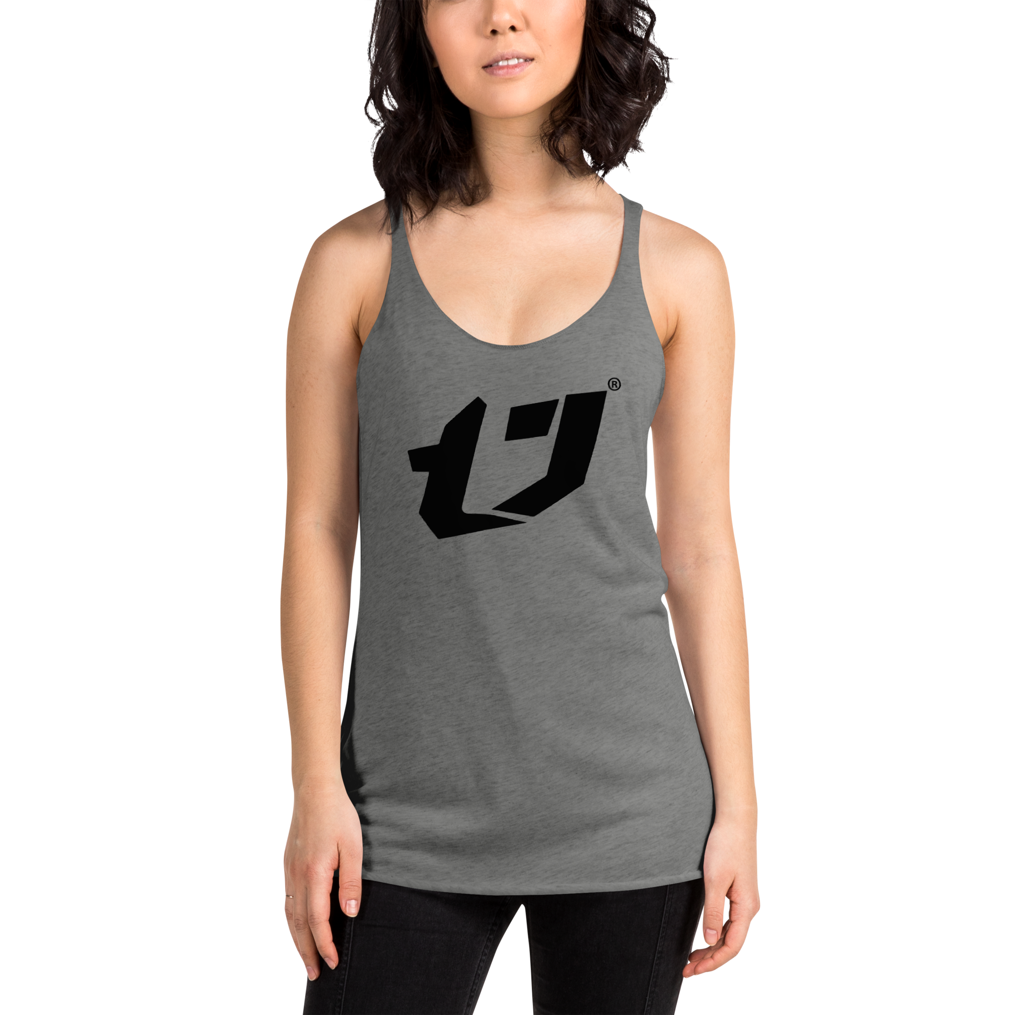 N'Trench Black Logo Women/Ladies Racerback Tank