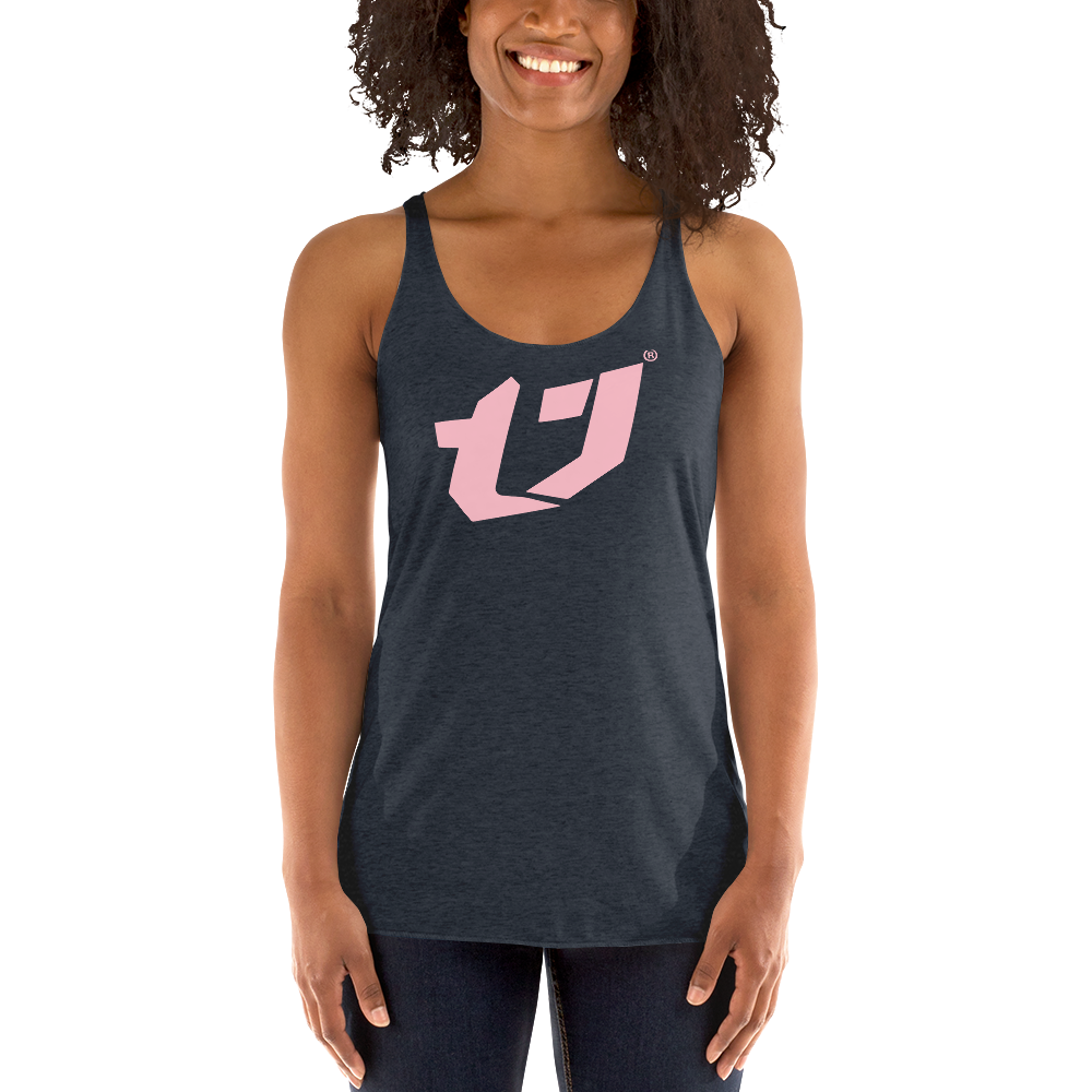 N'Trench Pink Logo Women/Ladies Racerback Tank