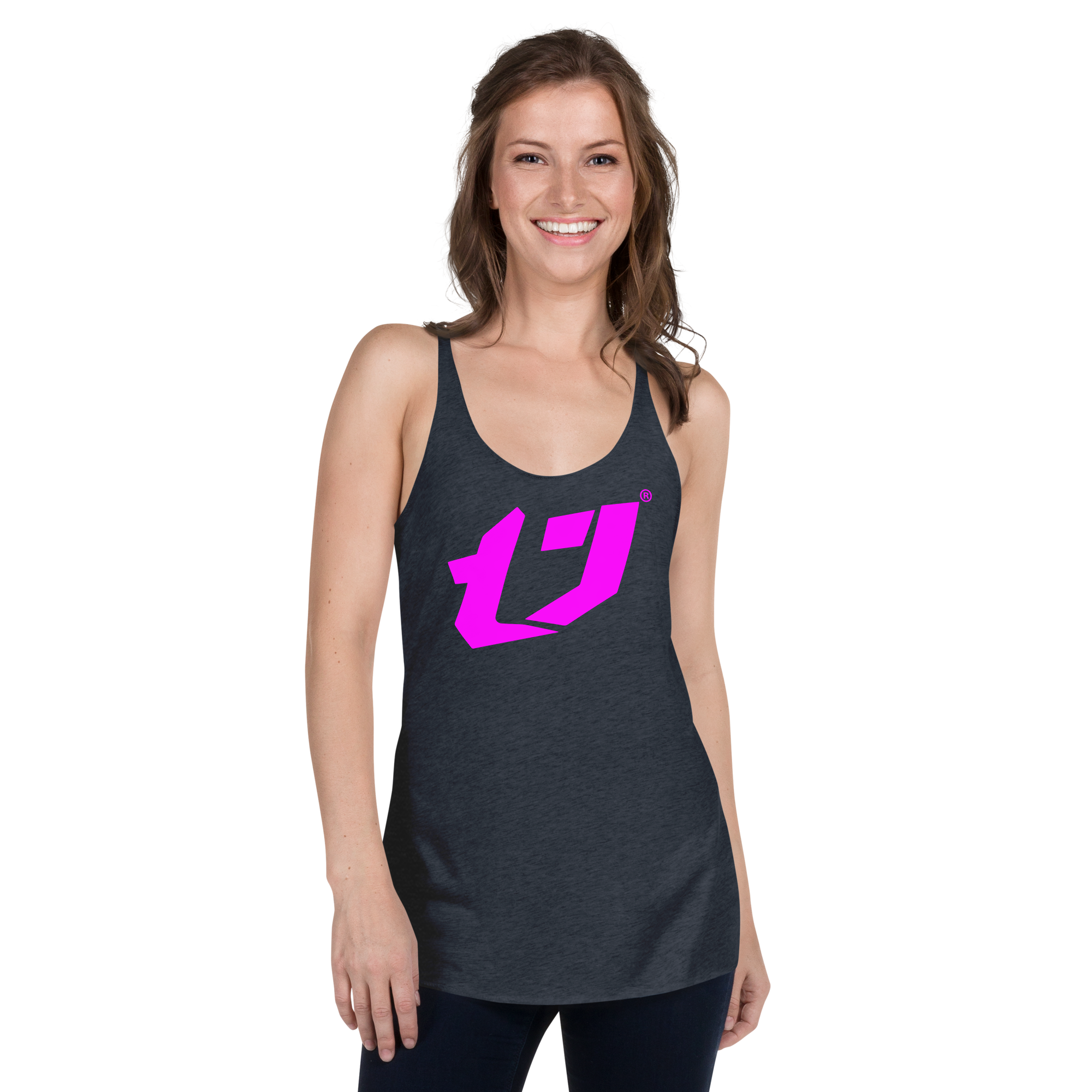 N'Trench Magenta Logo Women/Ladies Racerback Tank