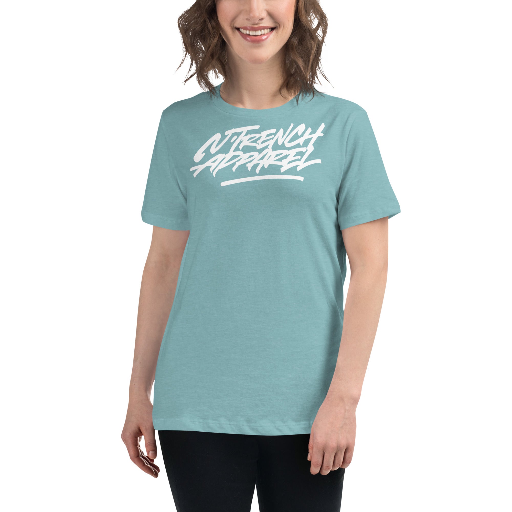 N'Trench Black Font Women/Ladies Relaxed T-Shirt