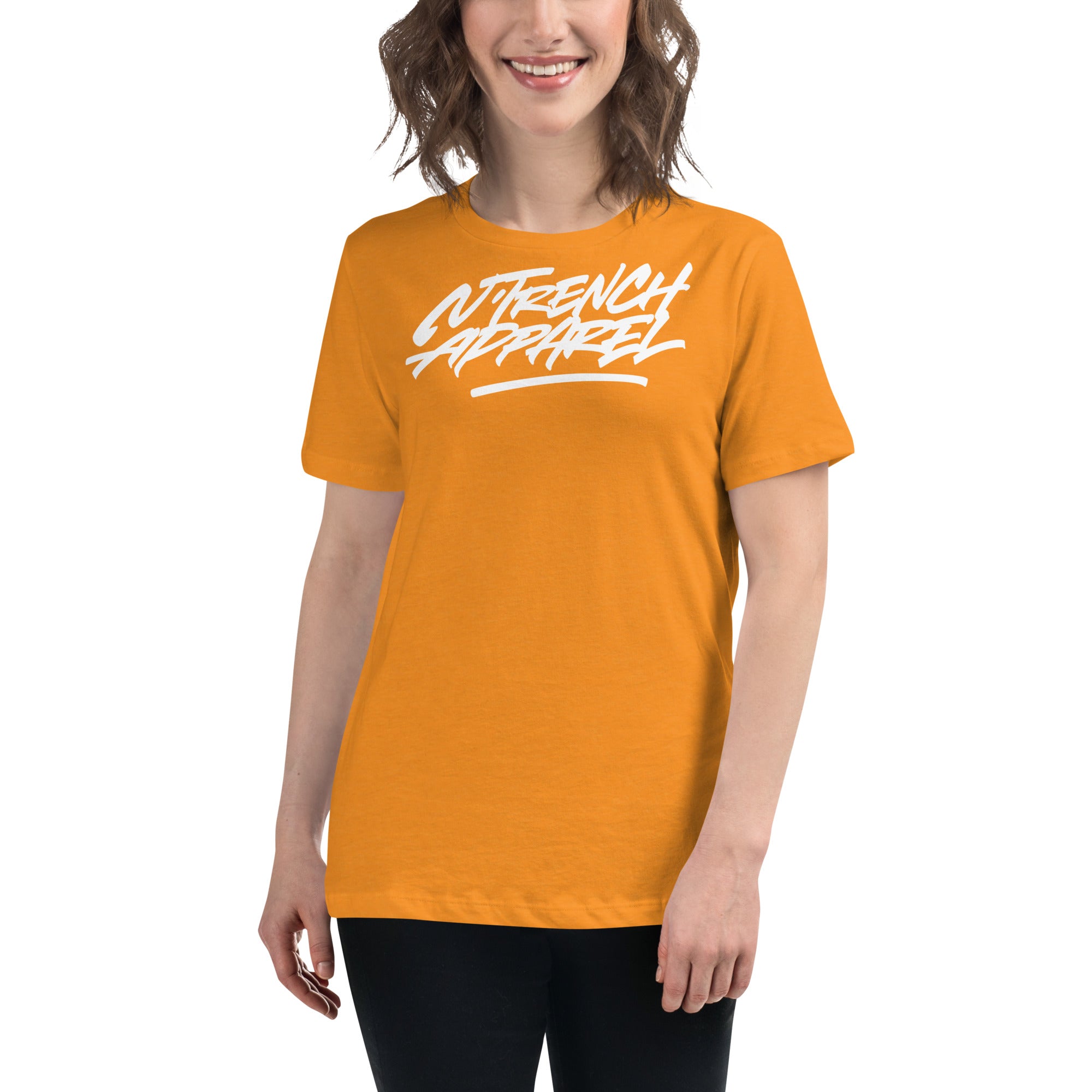 N'Trench Black Font Women/Ladies Relaxed T-Shirt