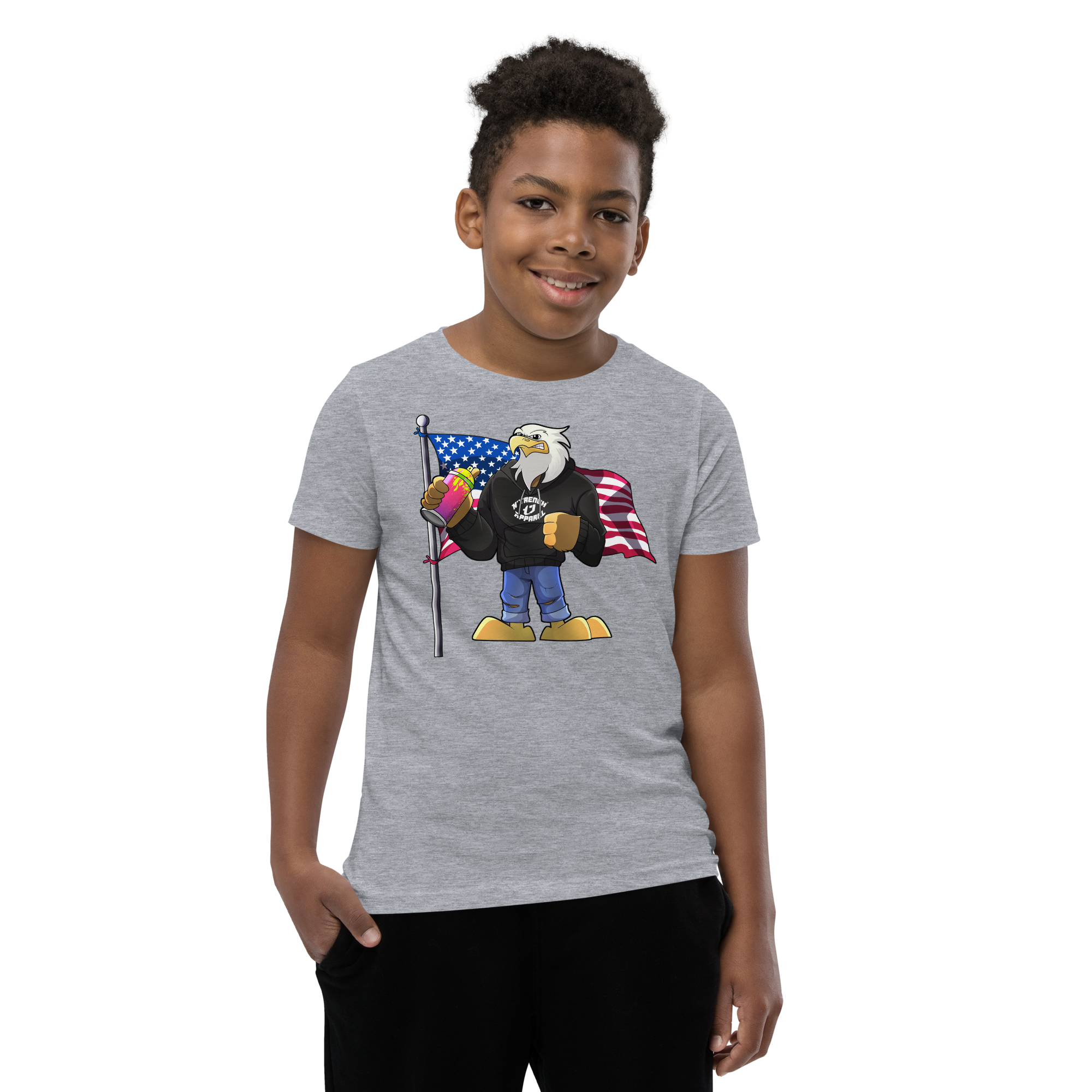 N'Trench Eagle Patriot Youth Short Sleeve T-Shirt