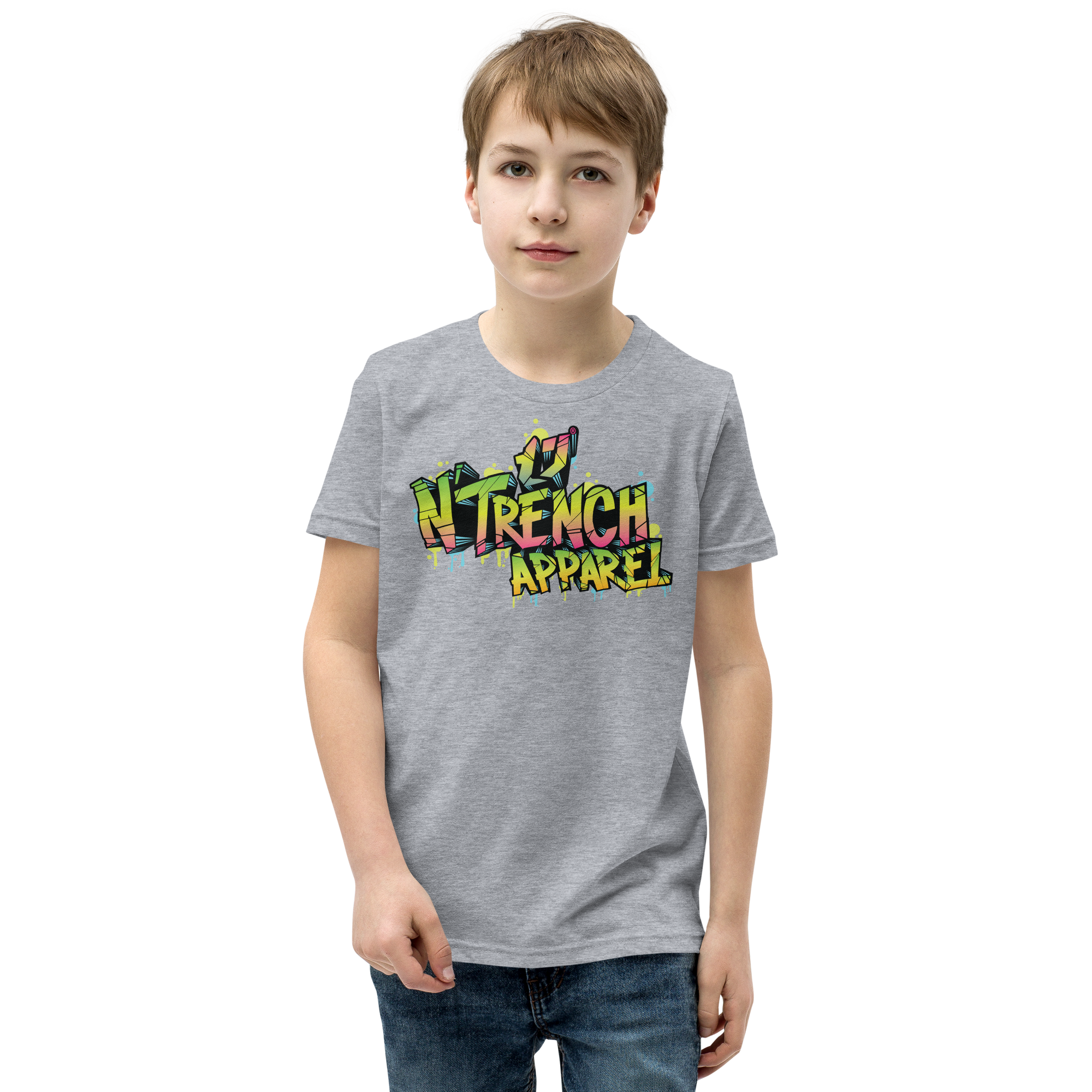 N'Trench Apparel Graffiti Youth Short Sleeve T-Shirt