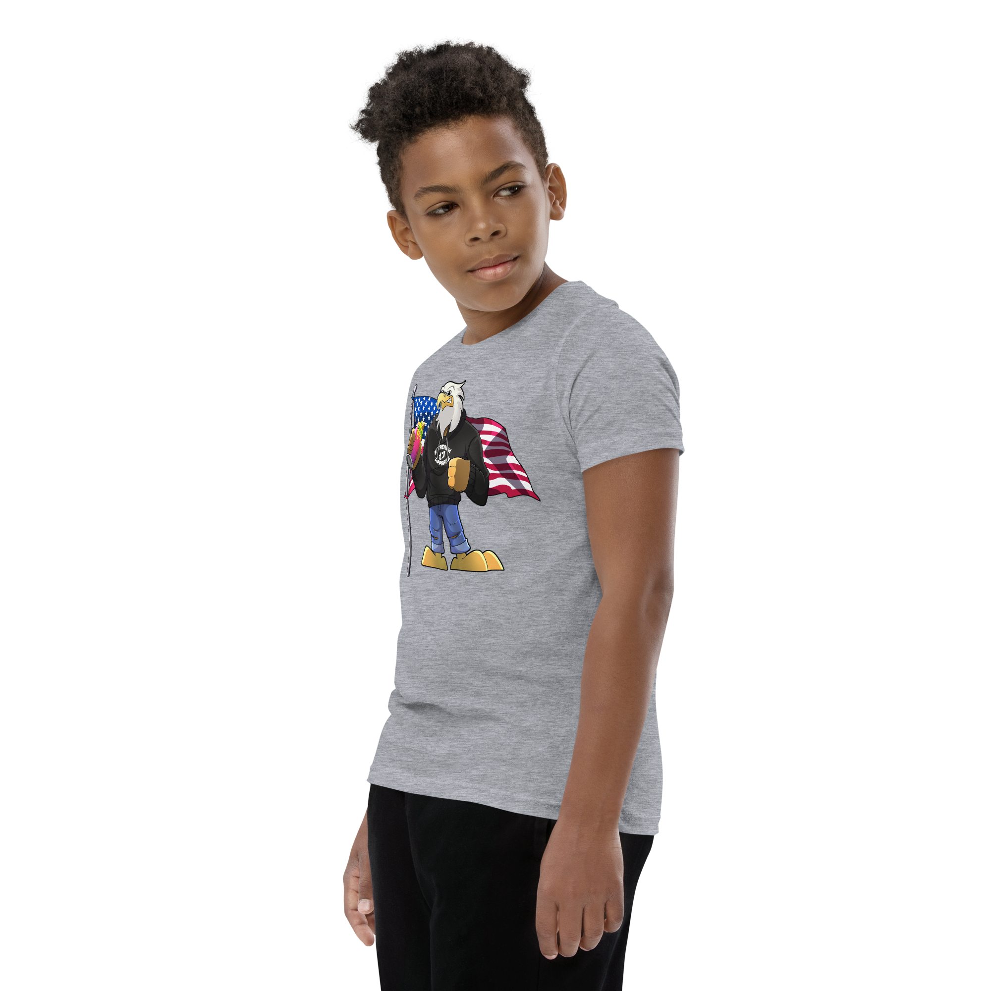 N'Trench Eagle Patriot Youth Short Sleeve T-Shirt