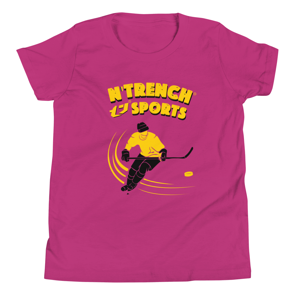 N'Trench Boys Hockey Youth Short Sleeve T-Shirt