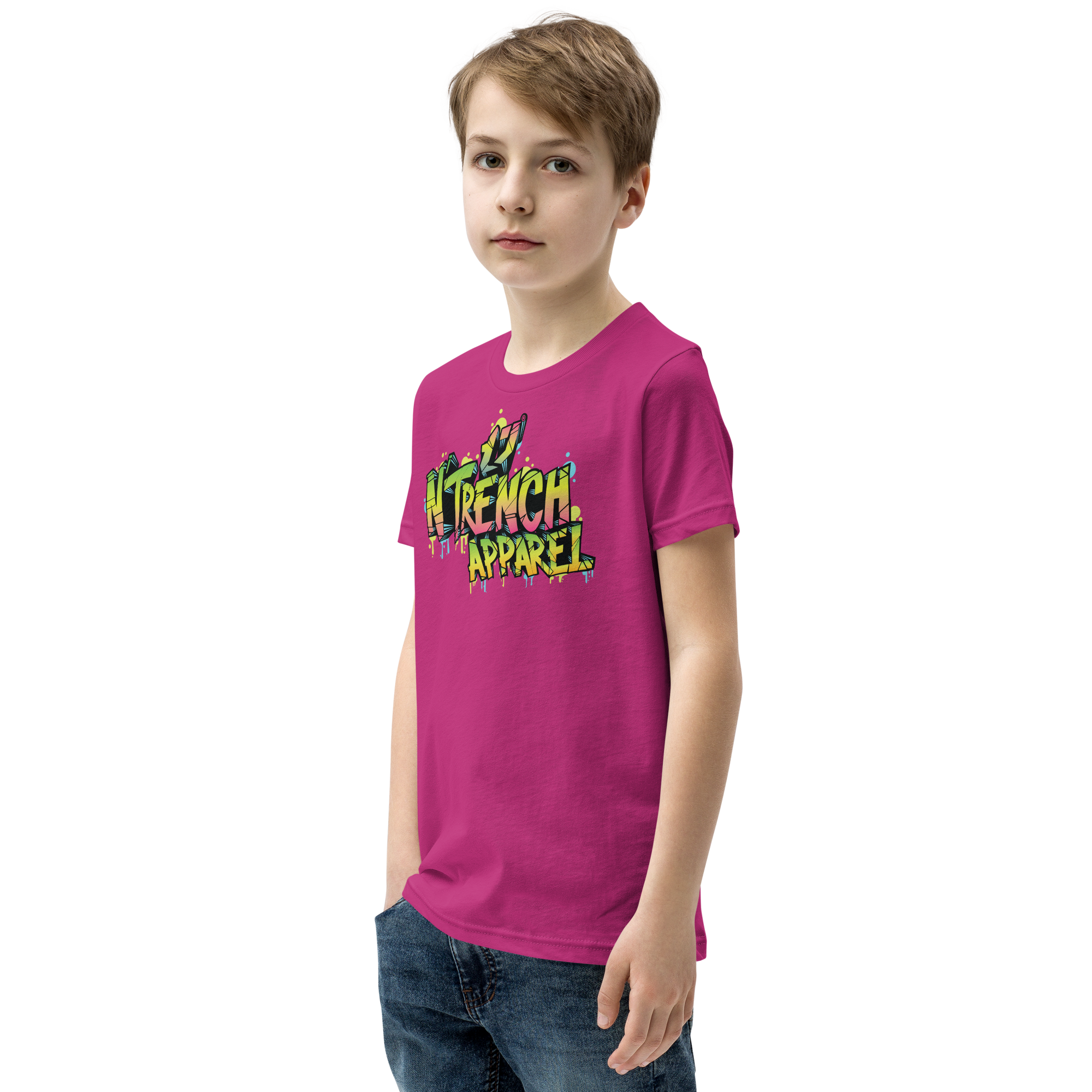 N'Trench Apparel Graffiti Youth Short Sleeve T-Shirt