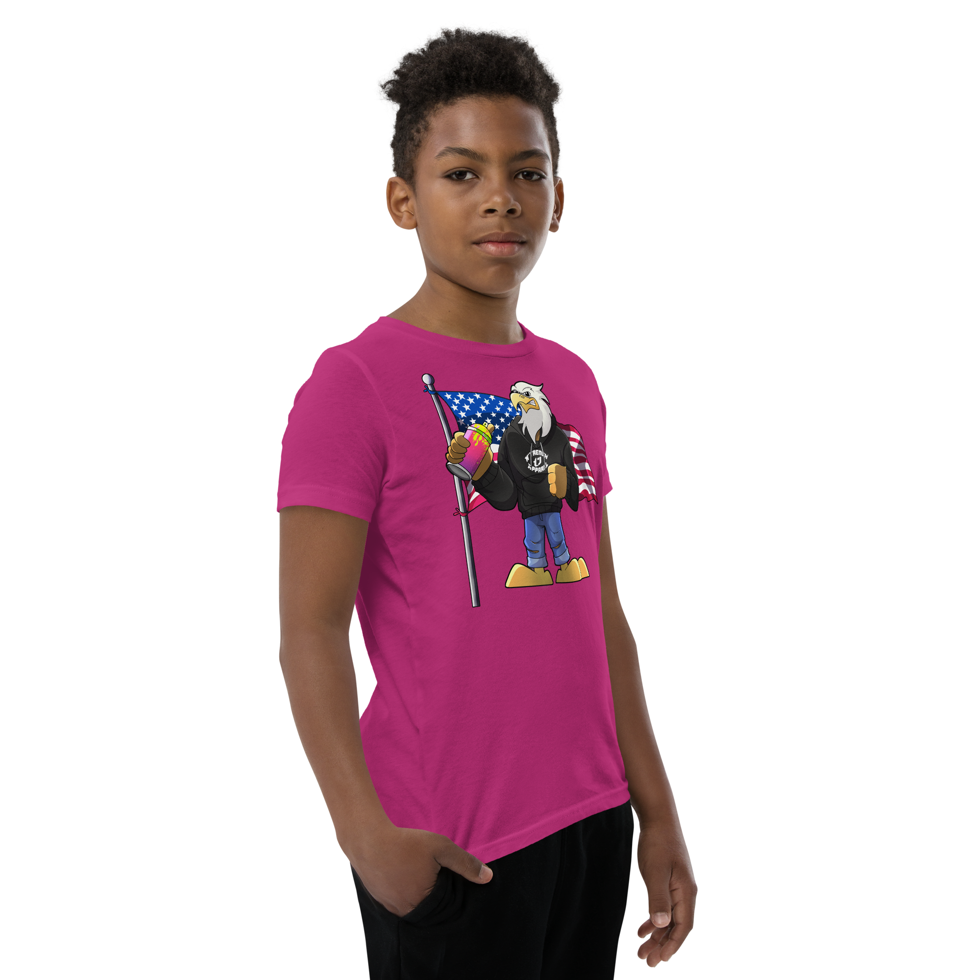 N'Trench Eagle Patriot Youth Short Sleeve T-Shirt