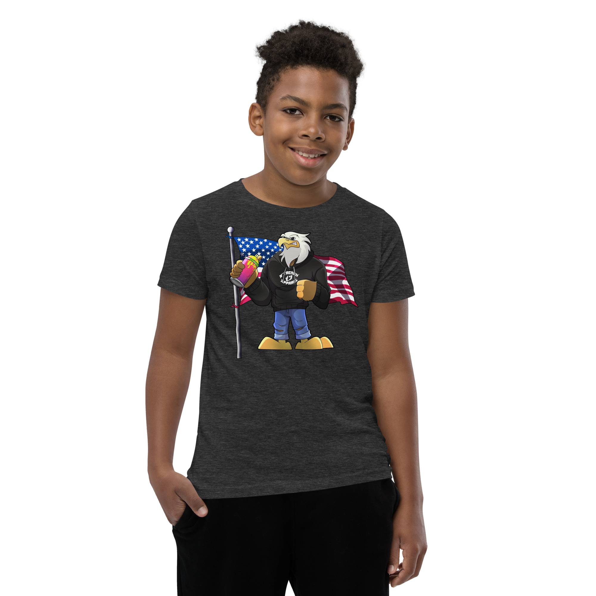 N'Trench Eagle Patriot Youth Short Sleeve T-Shirt