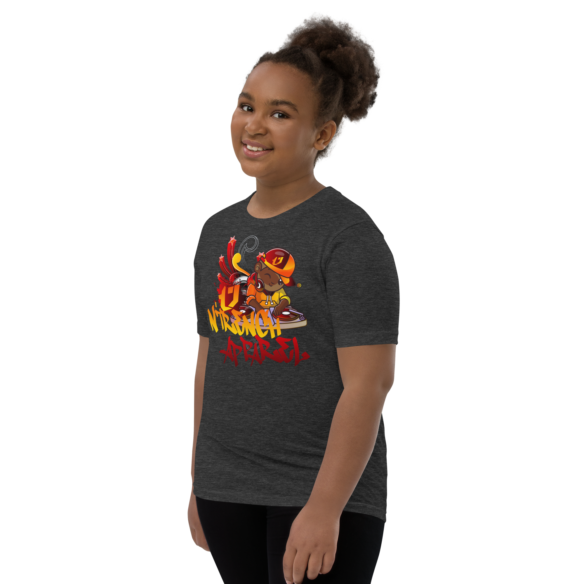 Kids and Youth DJ Design Short Sleeve T-Shirt