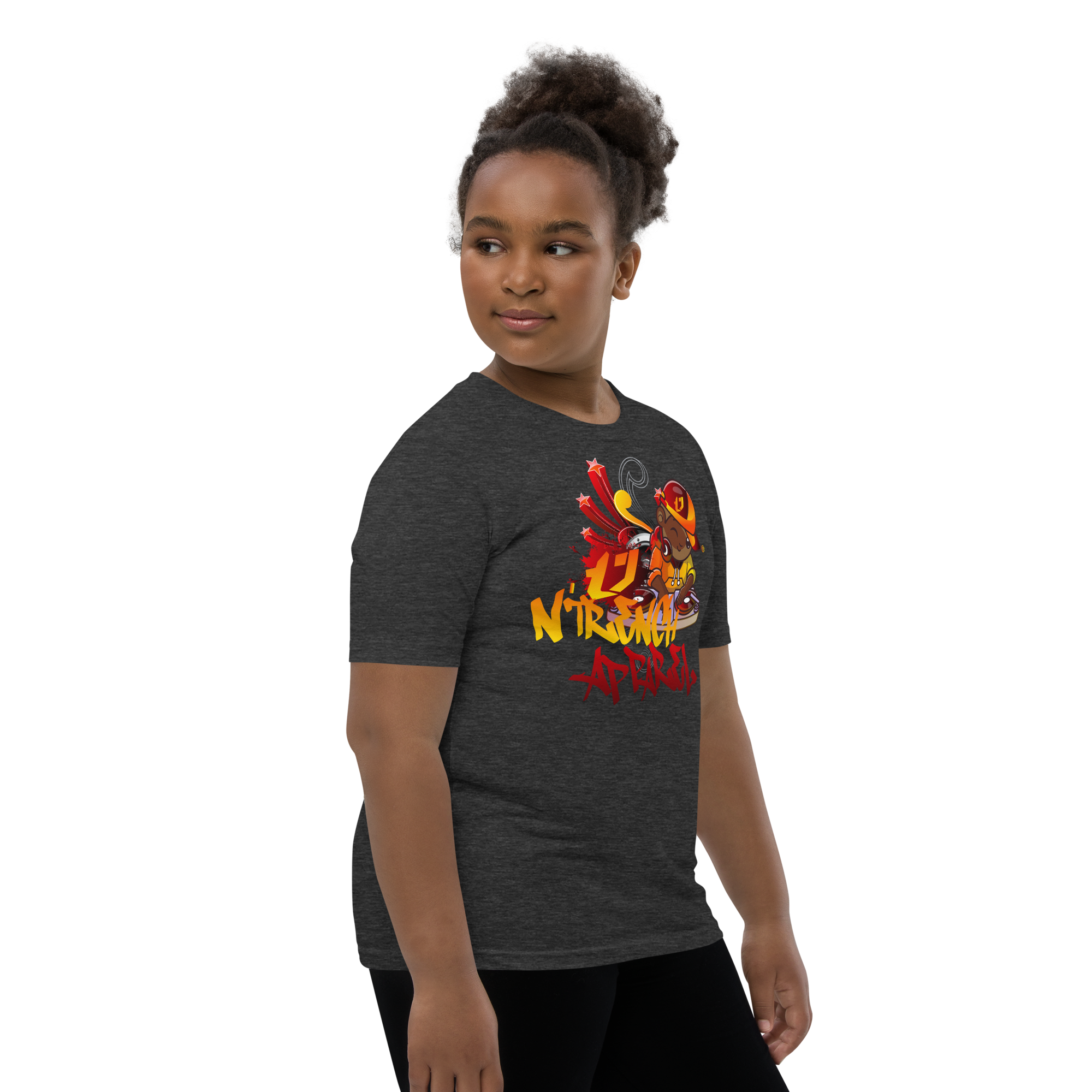 Kids and Youth DJ Design Short Sleeve T-Shirt