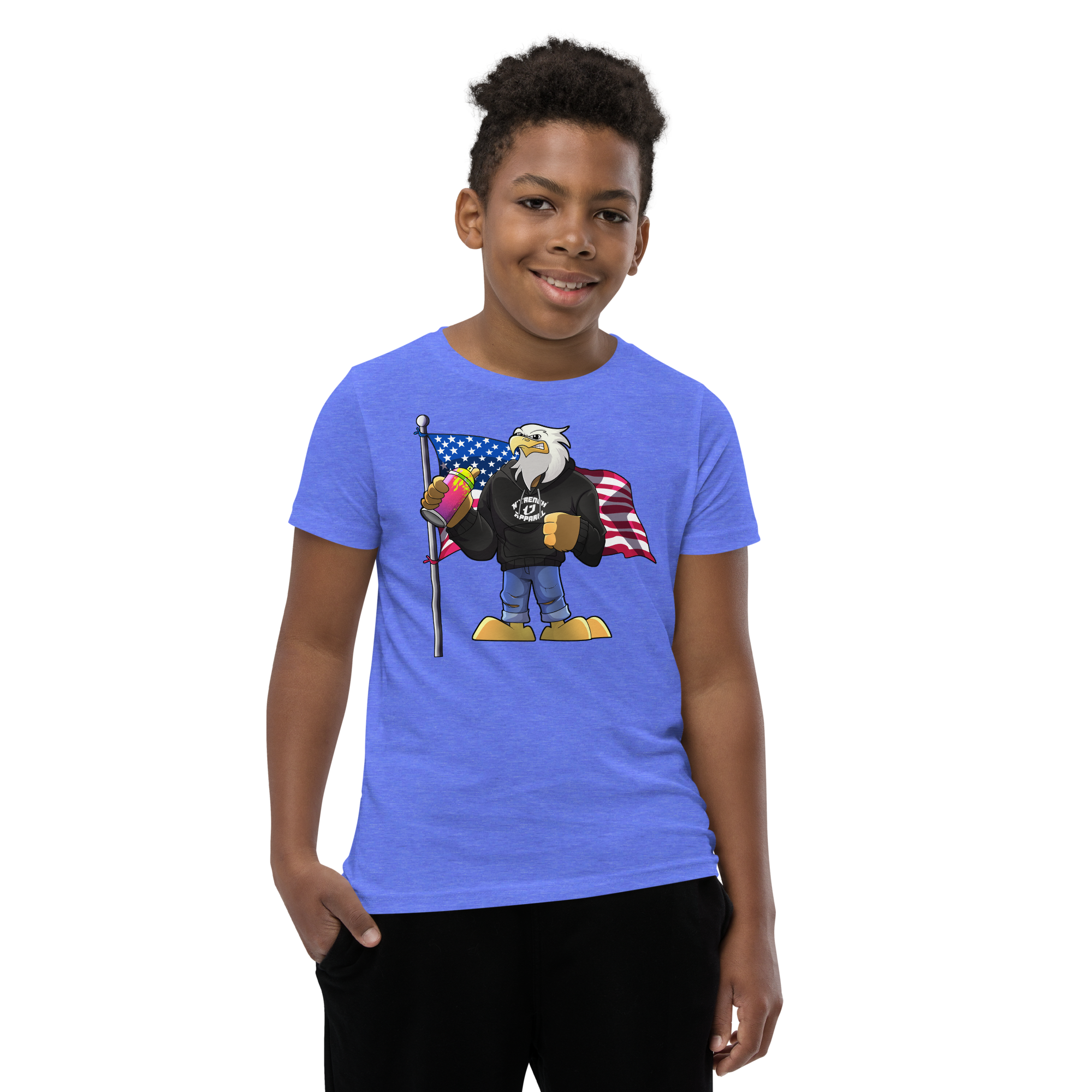 N'Trench Eagle Patriot Youth Short Sleeve T-Shirt