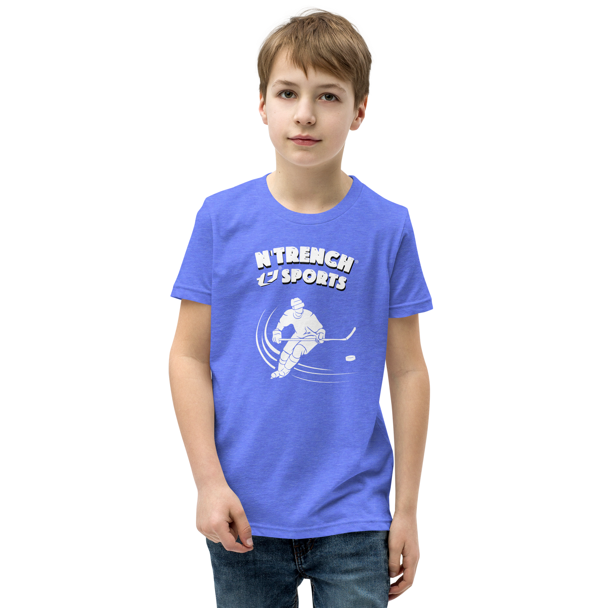N'Trench Boys Hockey Youth Short Sleeve T-Shirt