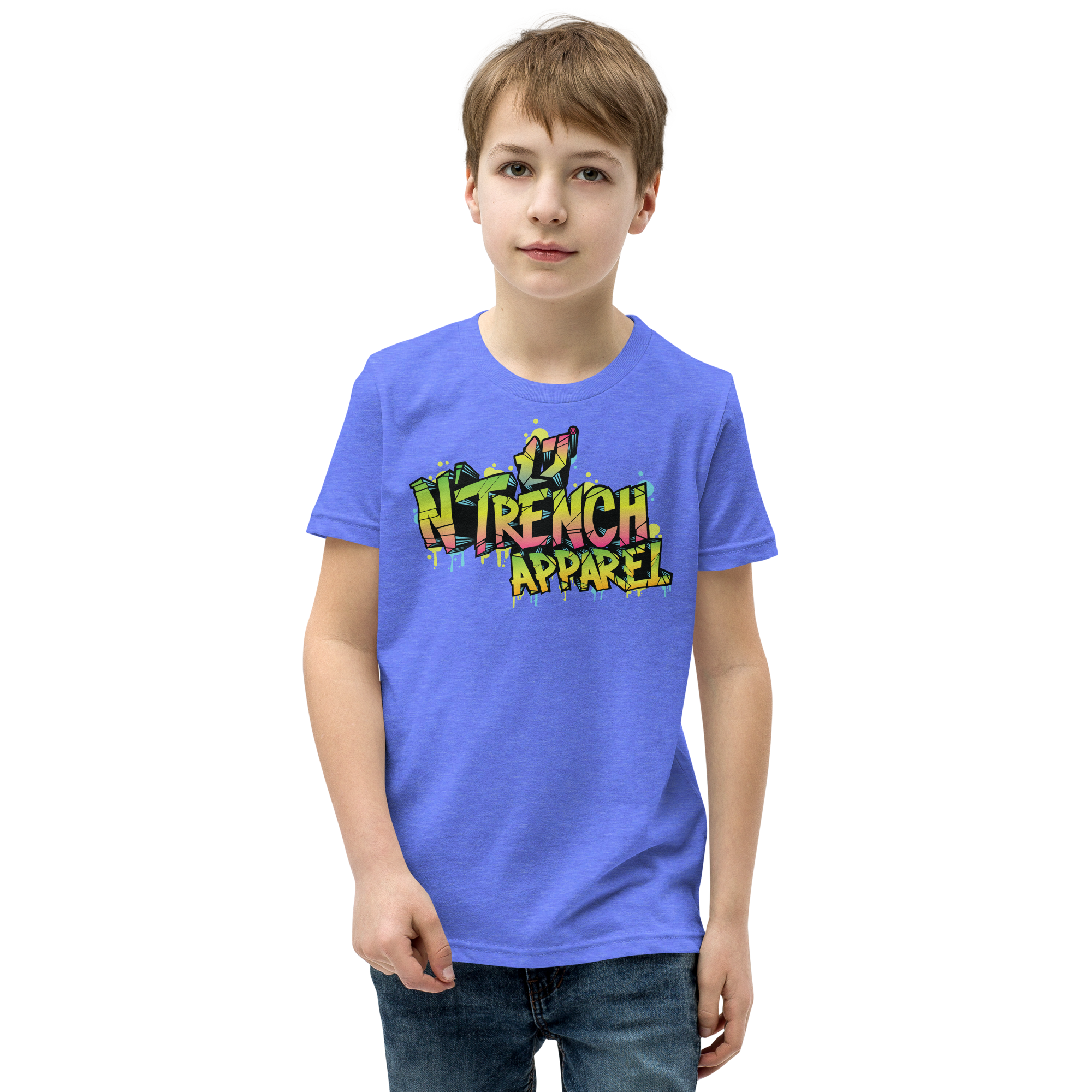 N'Trench Apparel Graffiti Youth Short Sleeve T-Shirt