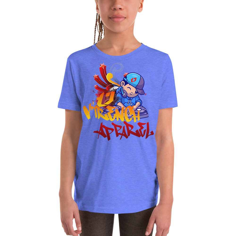 KIds And Youth DJ Design Short Sleeve T-Shirt