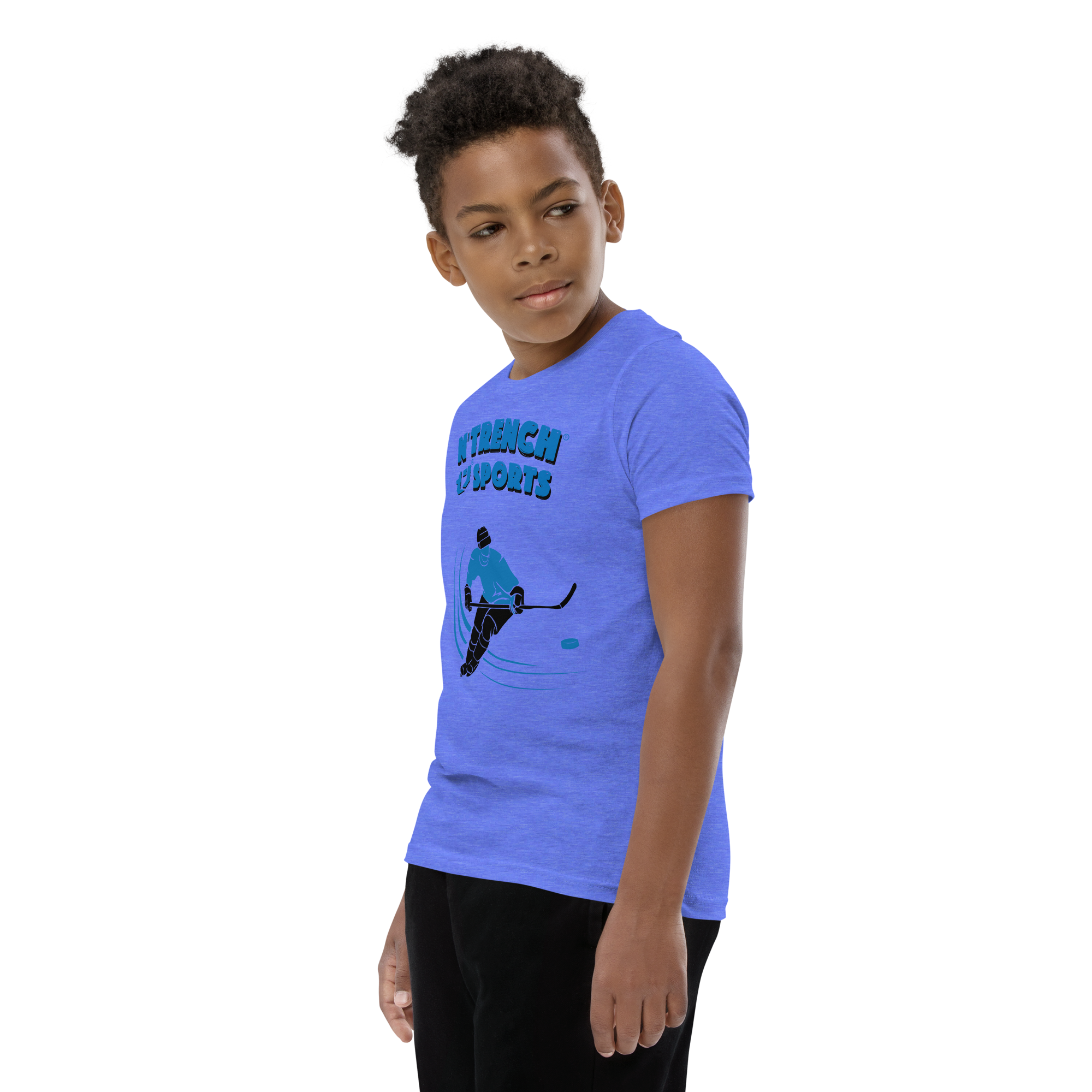 N'Trench Boys Hockey Youth Short Sleeve T-Shirt