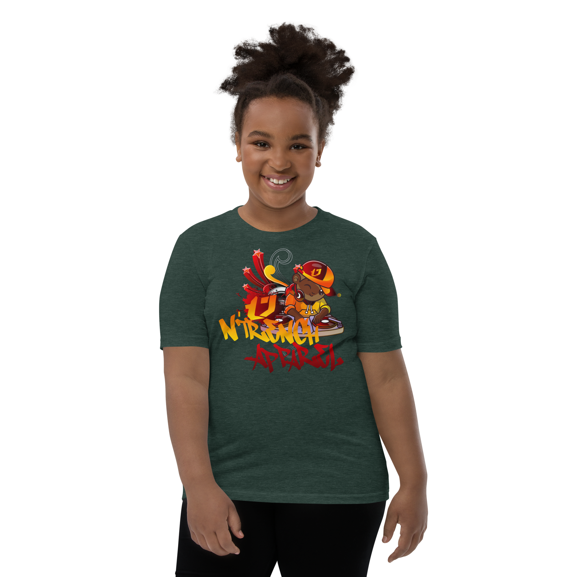 Kids And Youth Dj Design Short Sleeve T-Shirt