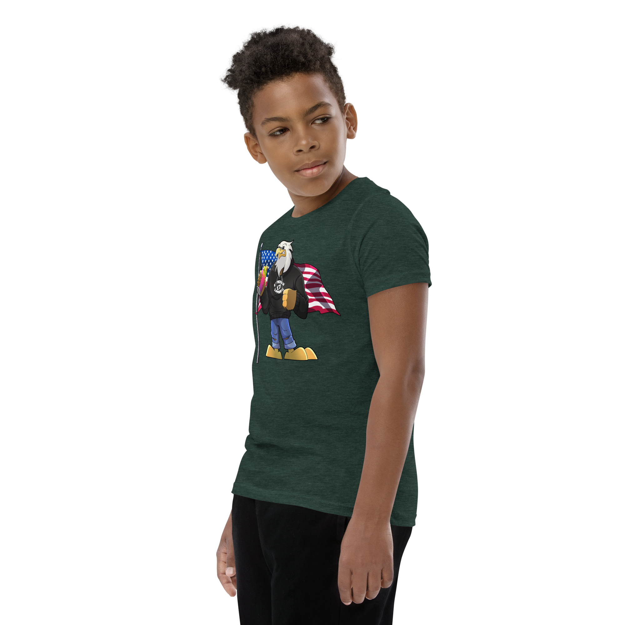 N'Trench Eagle Patriot Youth Short Sleeve T-Shirt