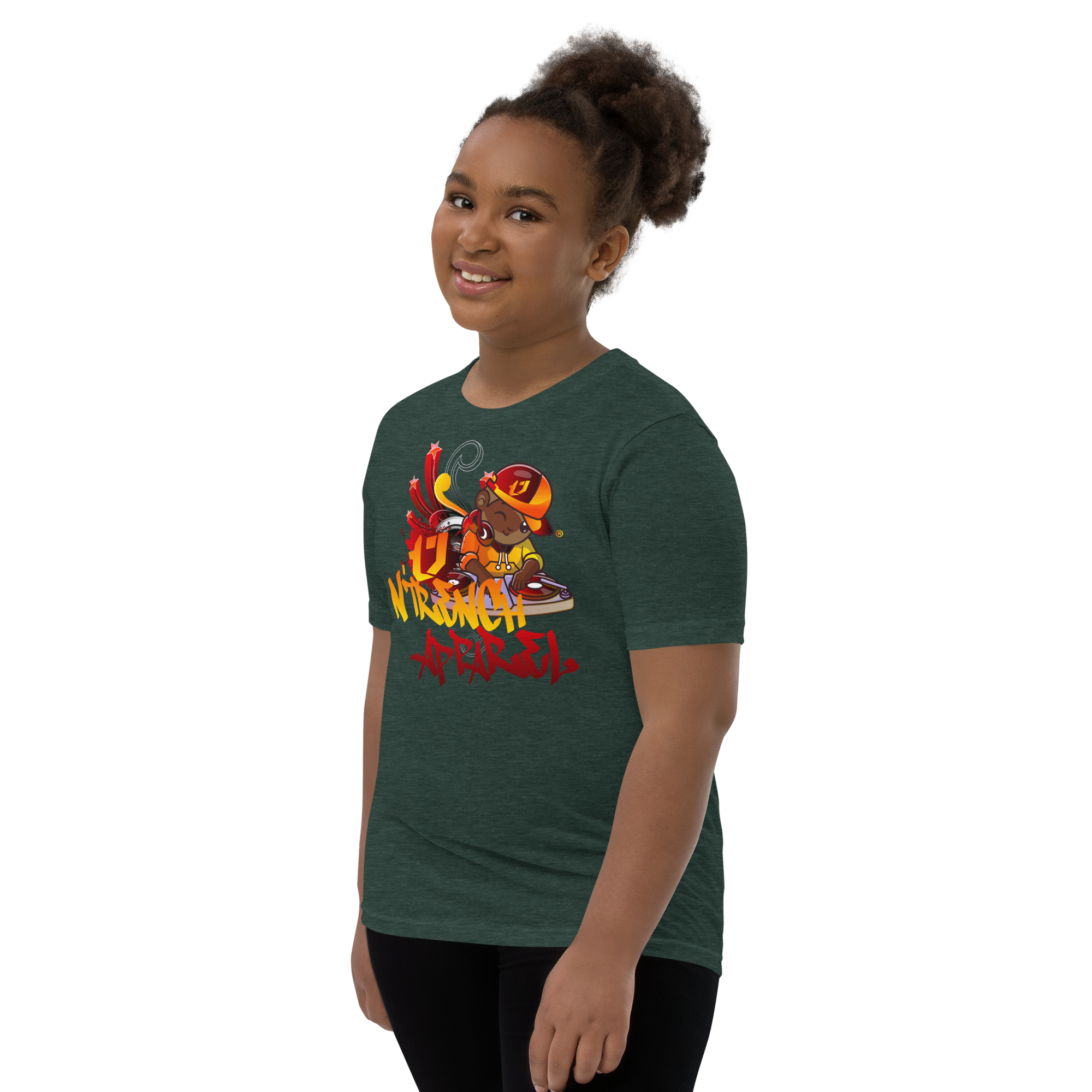 Kids and Youth DJ Design Short Sleeve T-Shirt