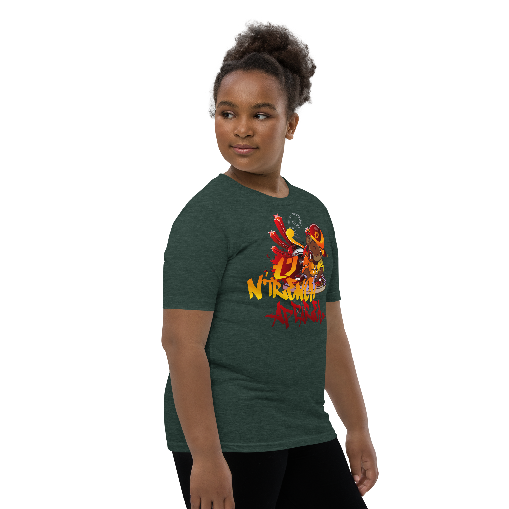 Kids And Youth Dj Design Short Sleeve T-Shirt