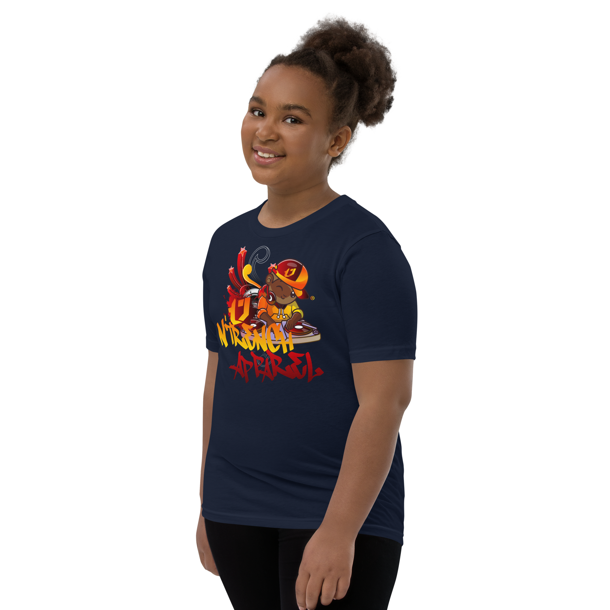 Kids and Youth DJ Design Short Sleeve T-Shirt