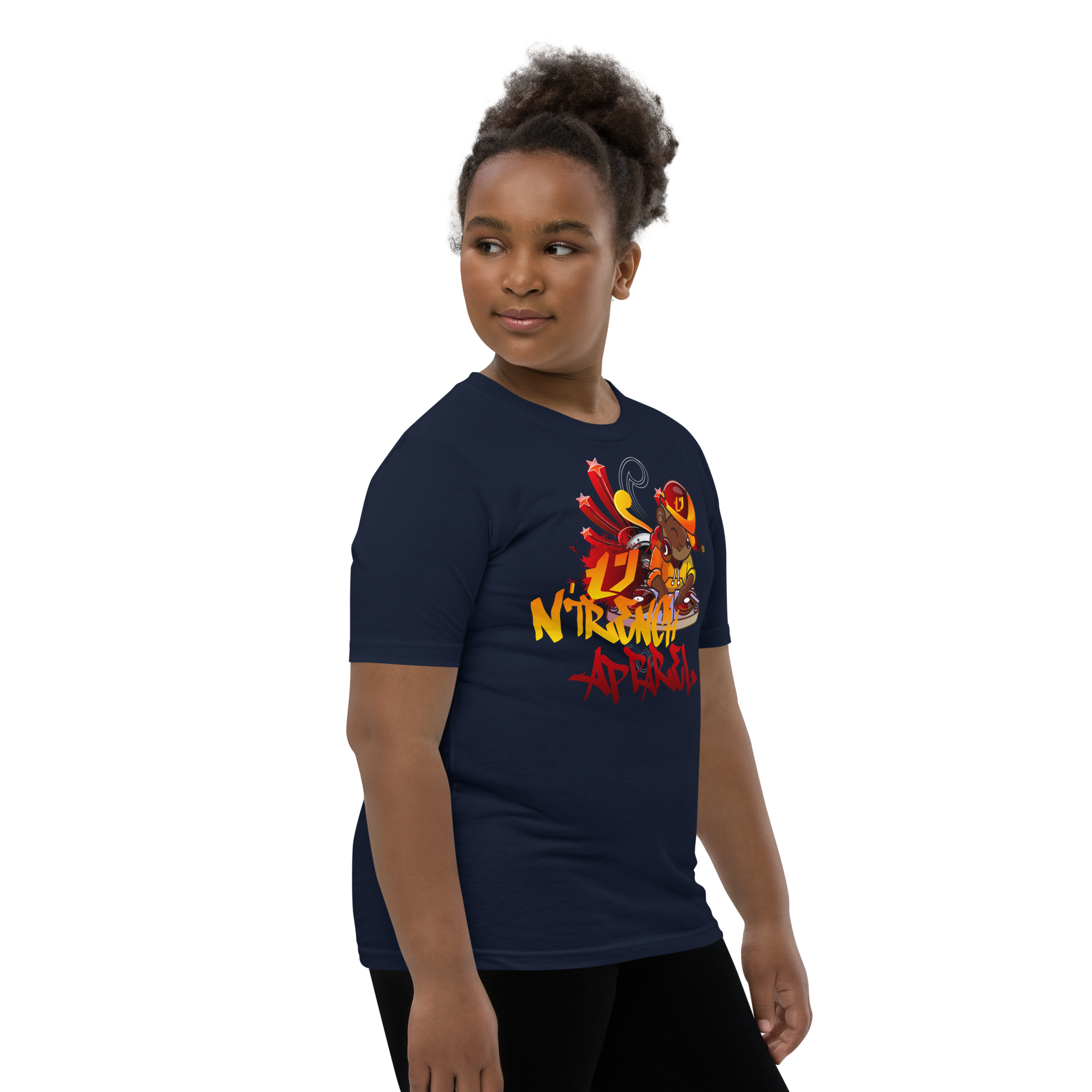 Kids and Youth DJ Design Short Sleeve T-Shirt